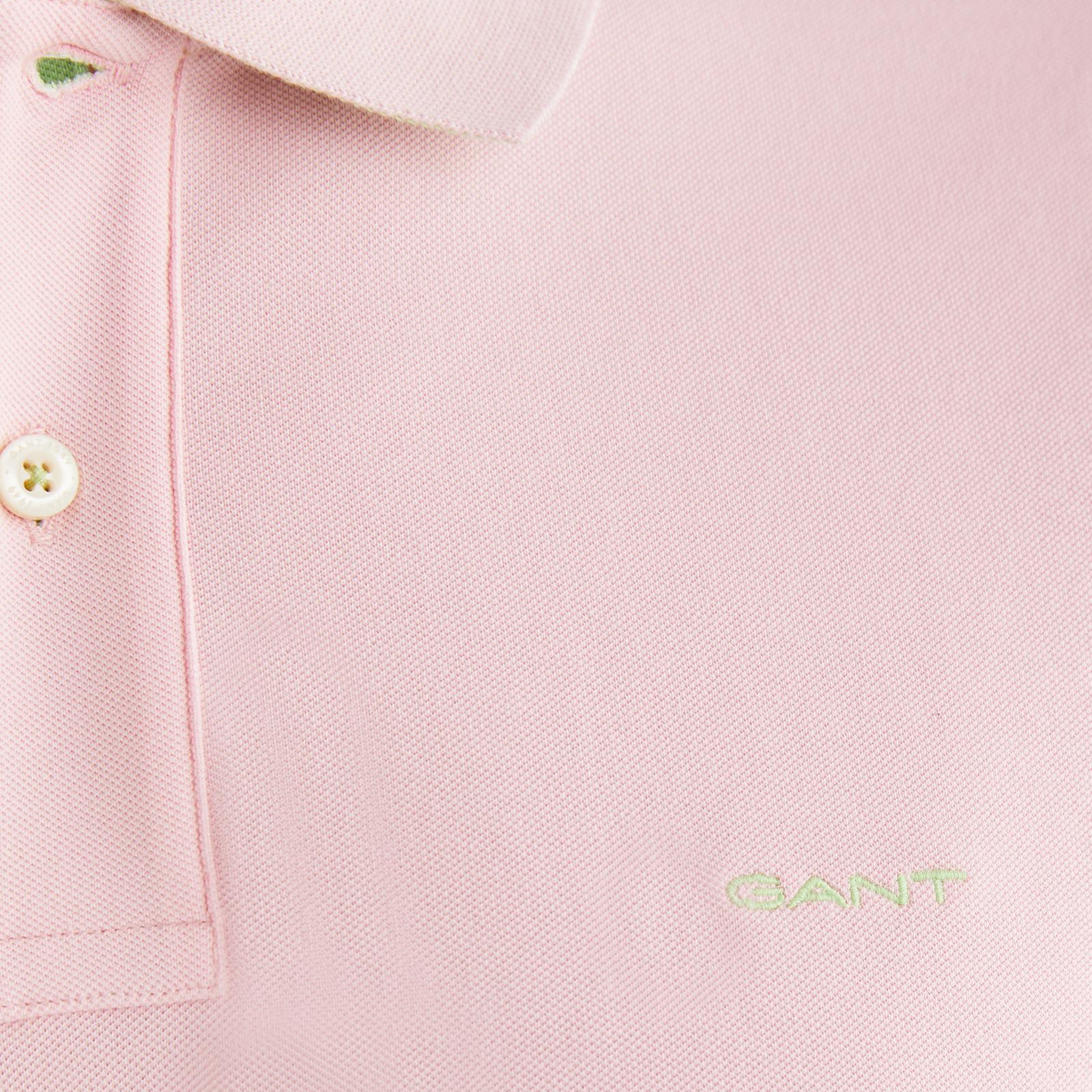 GANT Erkek Pembe Regular Fit Polo