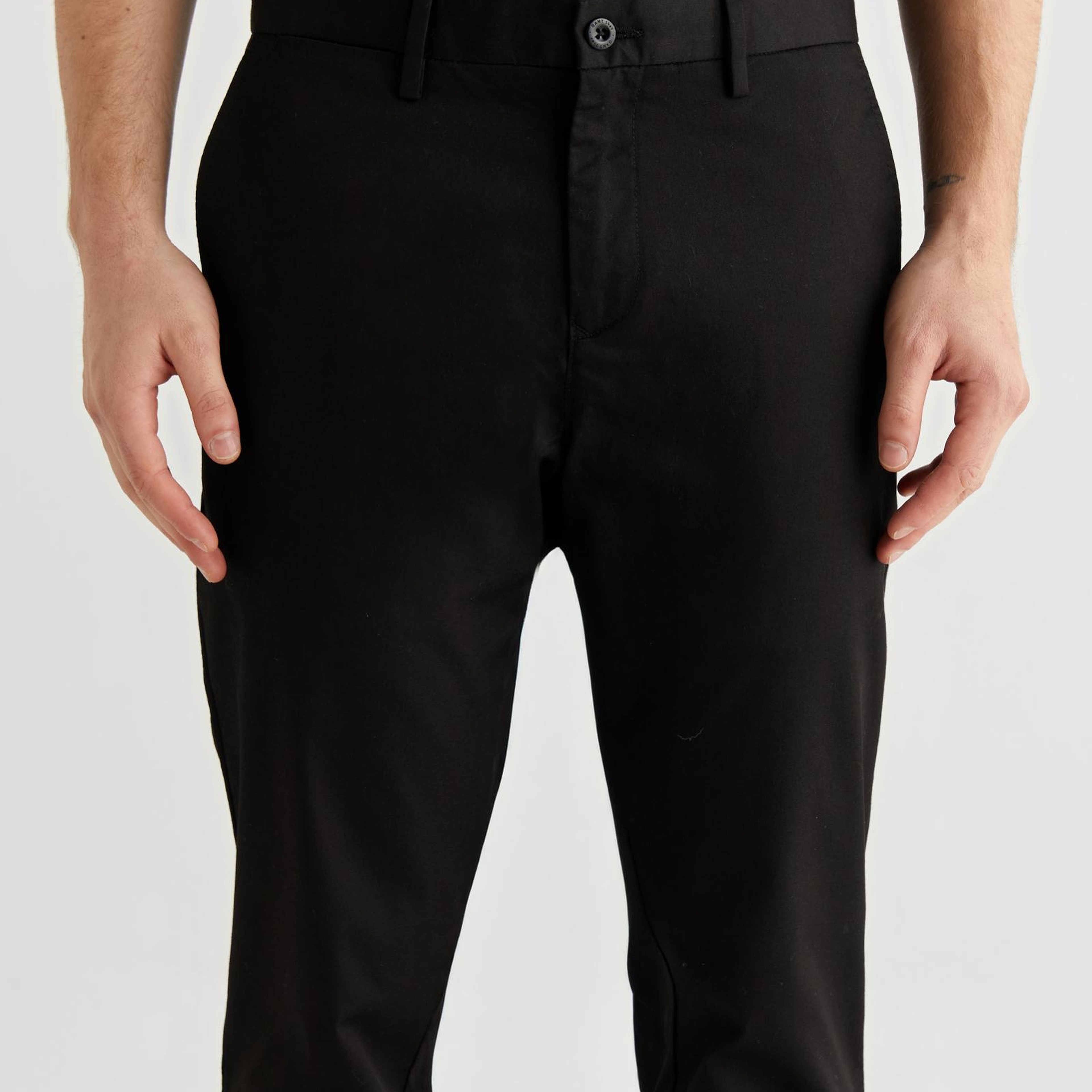 GANT Erkek Siyah Slim Fit Pantolon
