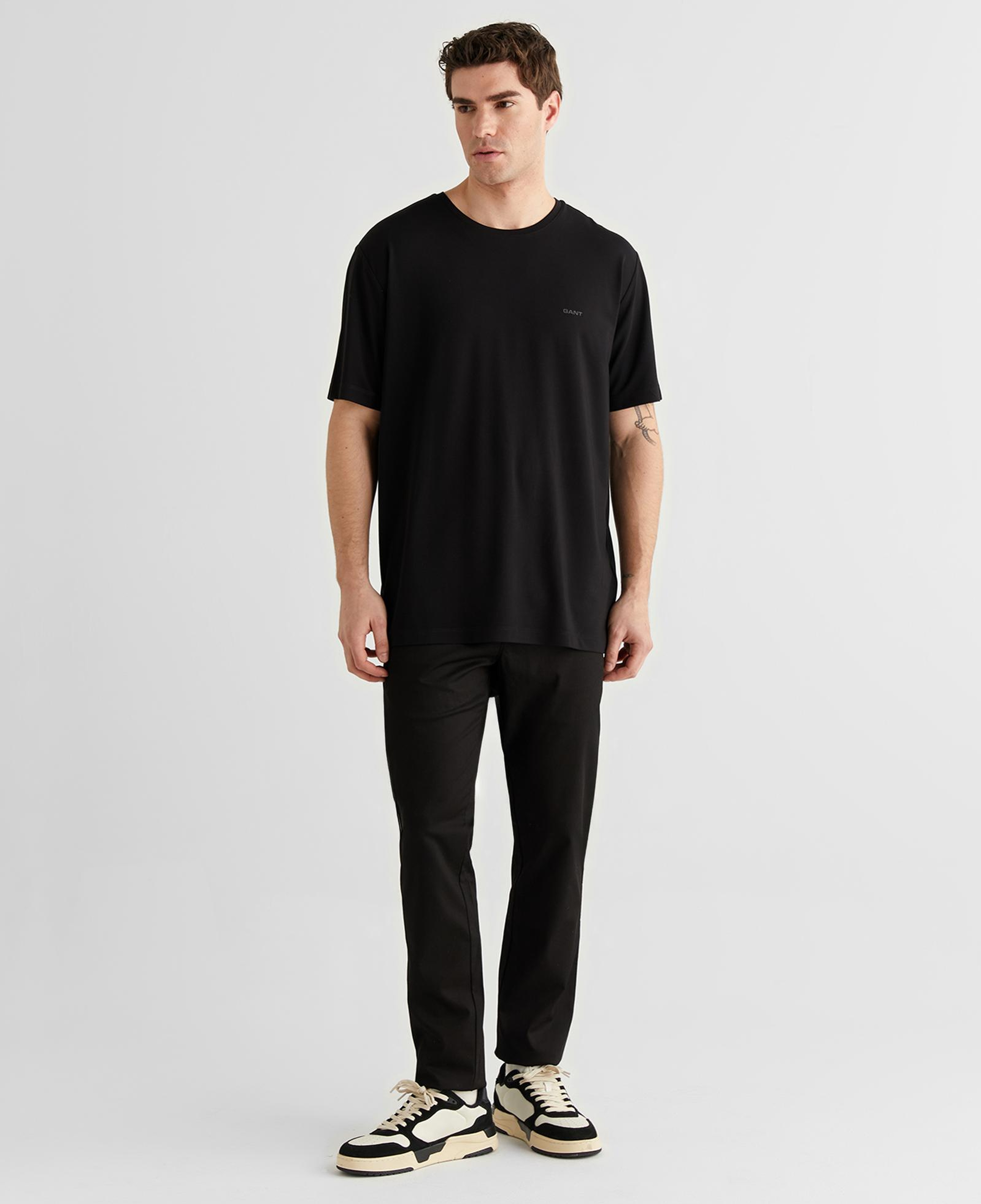 GANT Erkek Siyah Slim Fit Pantolon