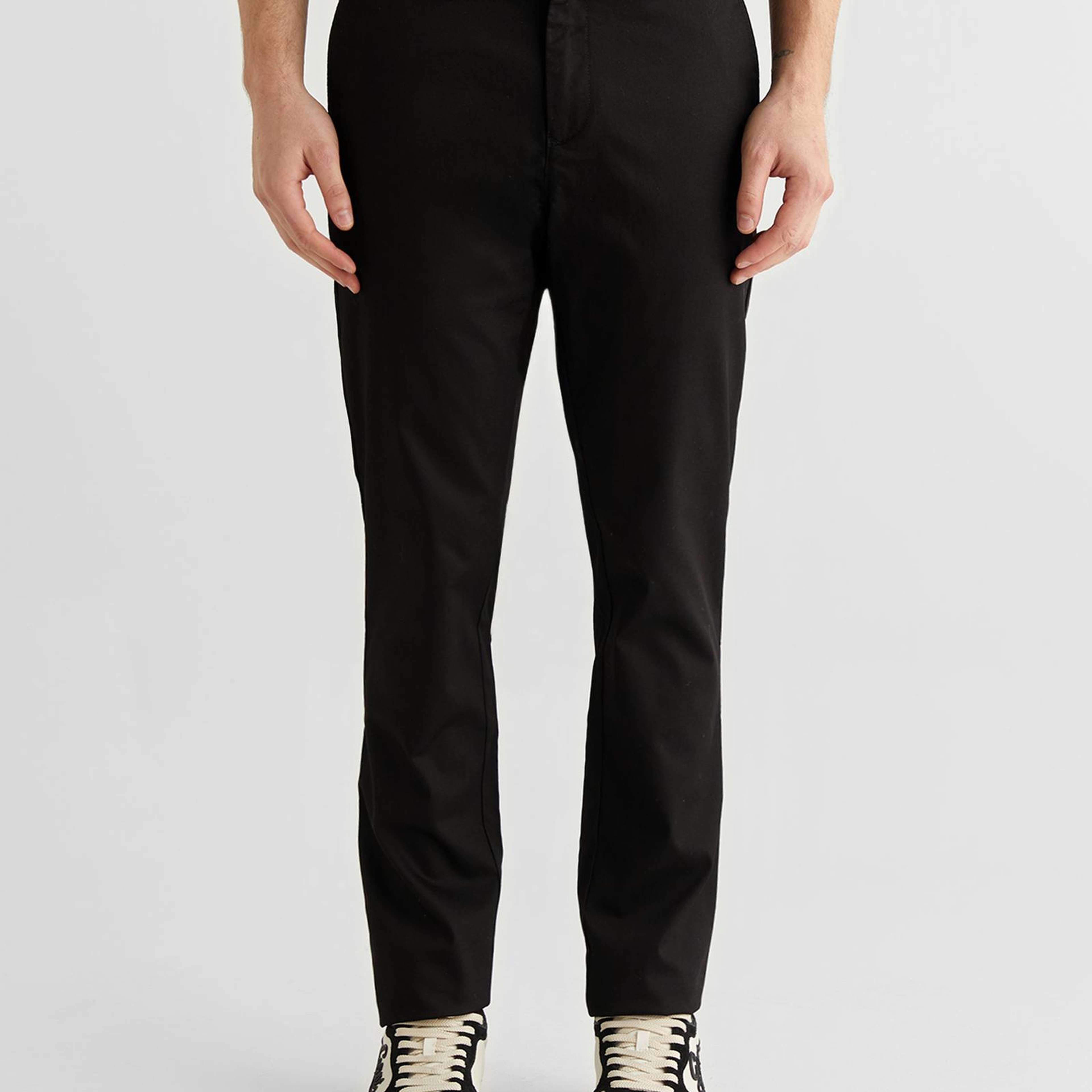 GANT Erkek Siyah Slim Fit Pantolon