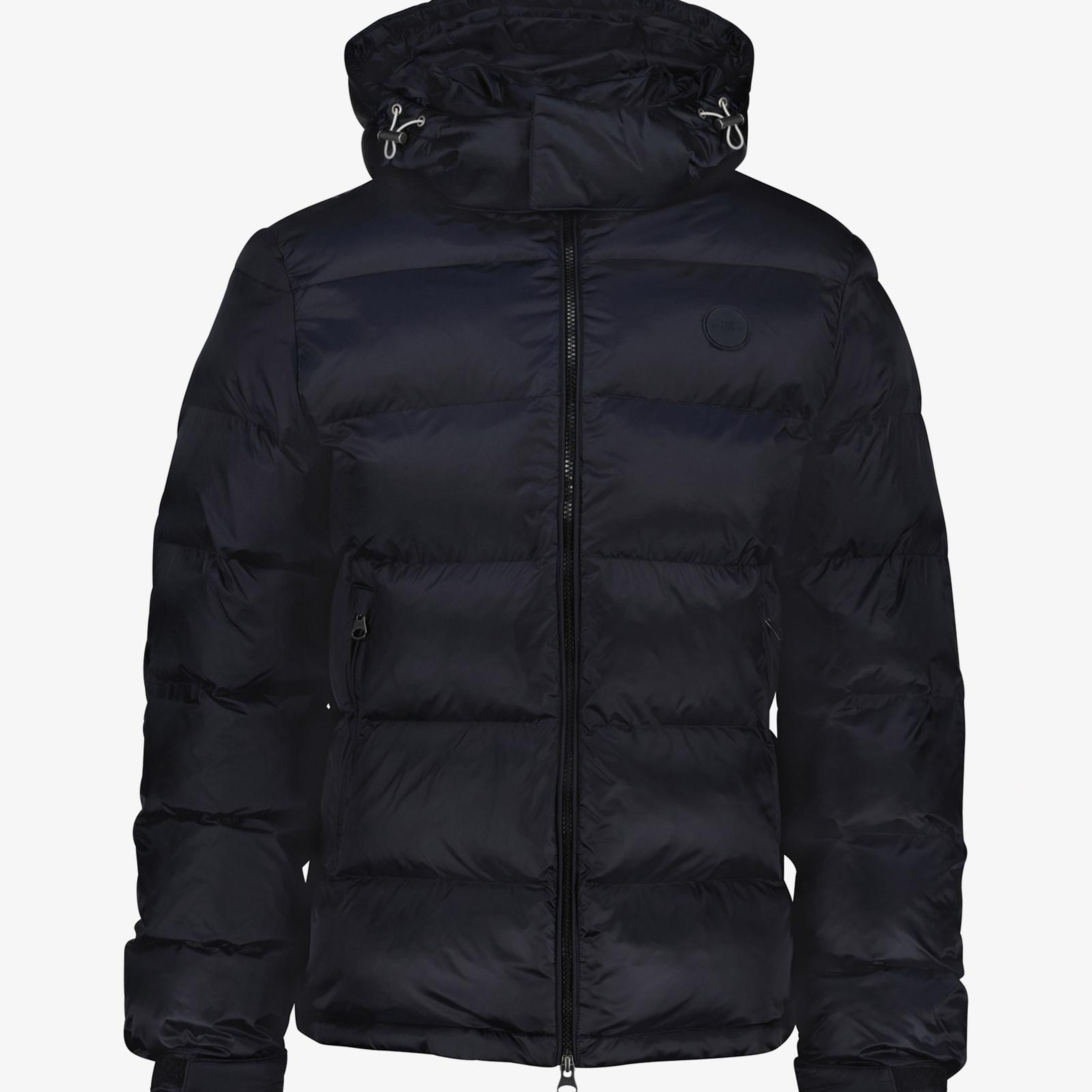 GANT Erkek Siyah Kapüşonlu Mont