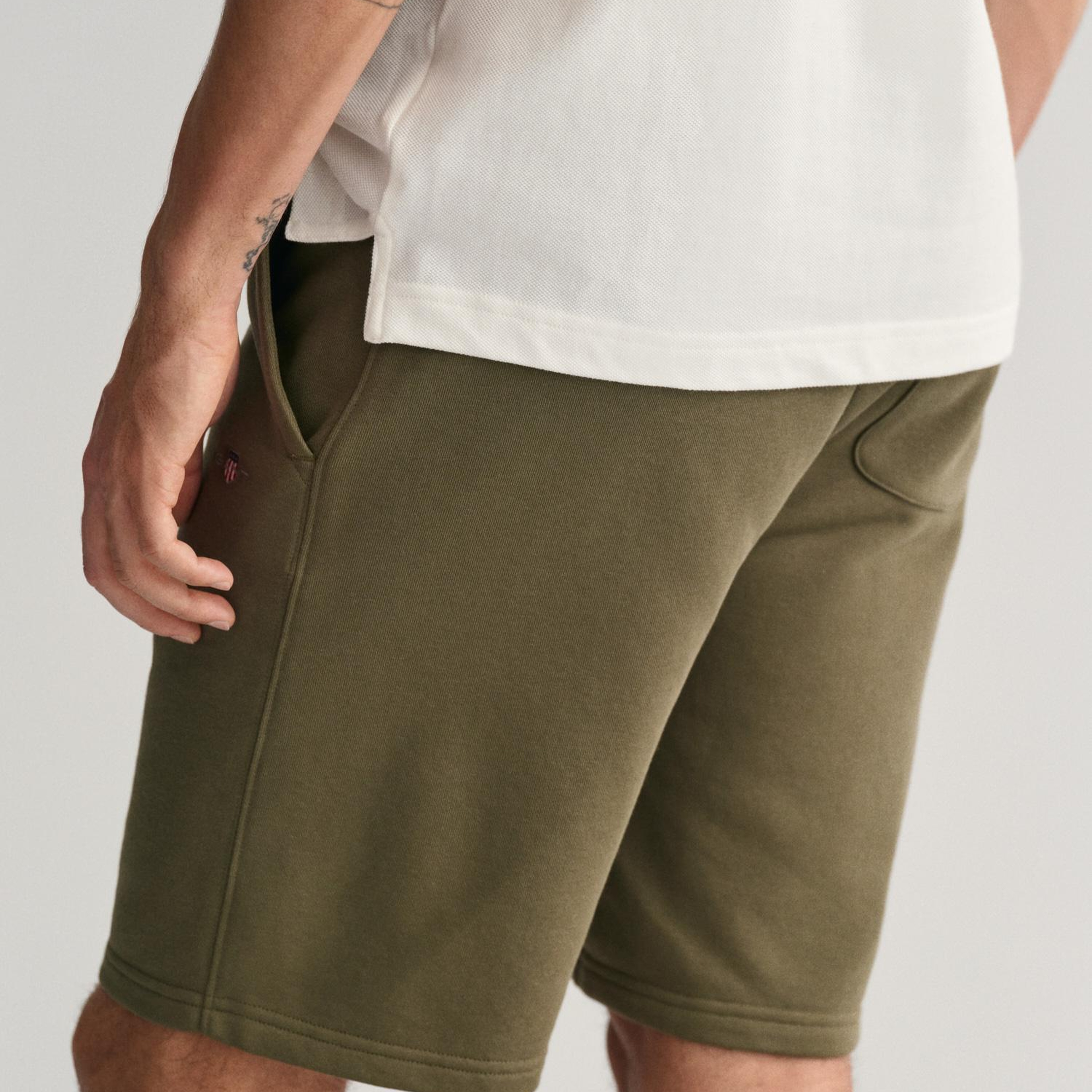 GANT Erkek Yeşil Regular Fit Şort