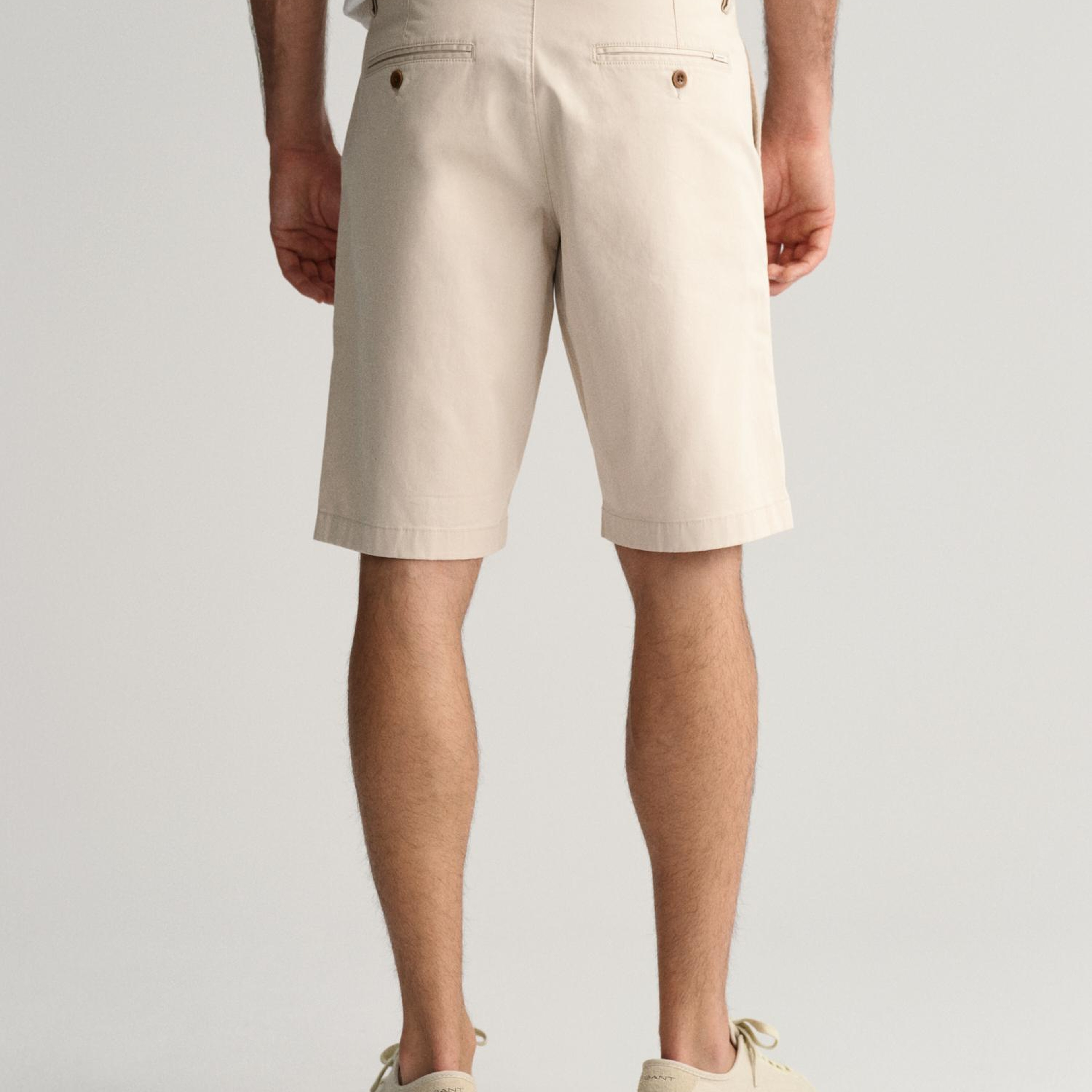 GANT Erkek Krem Relaxed Fit Chino Şort