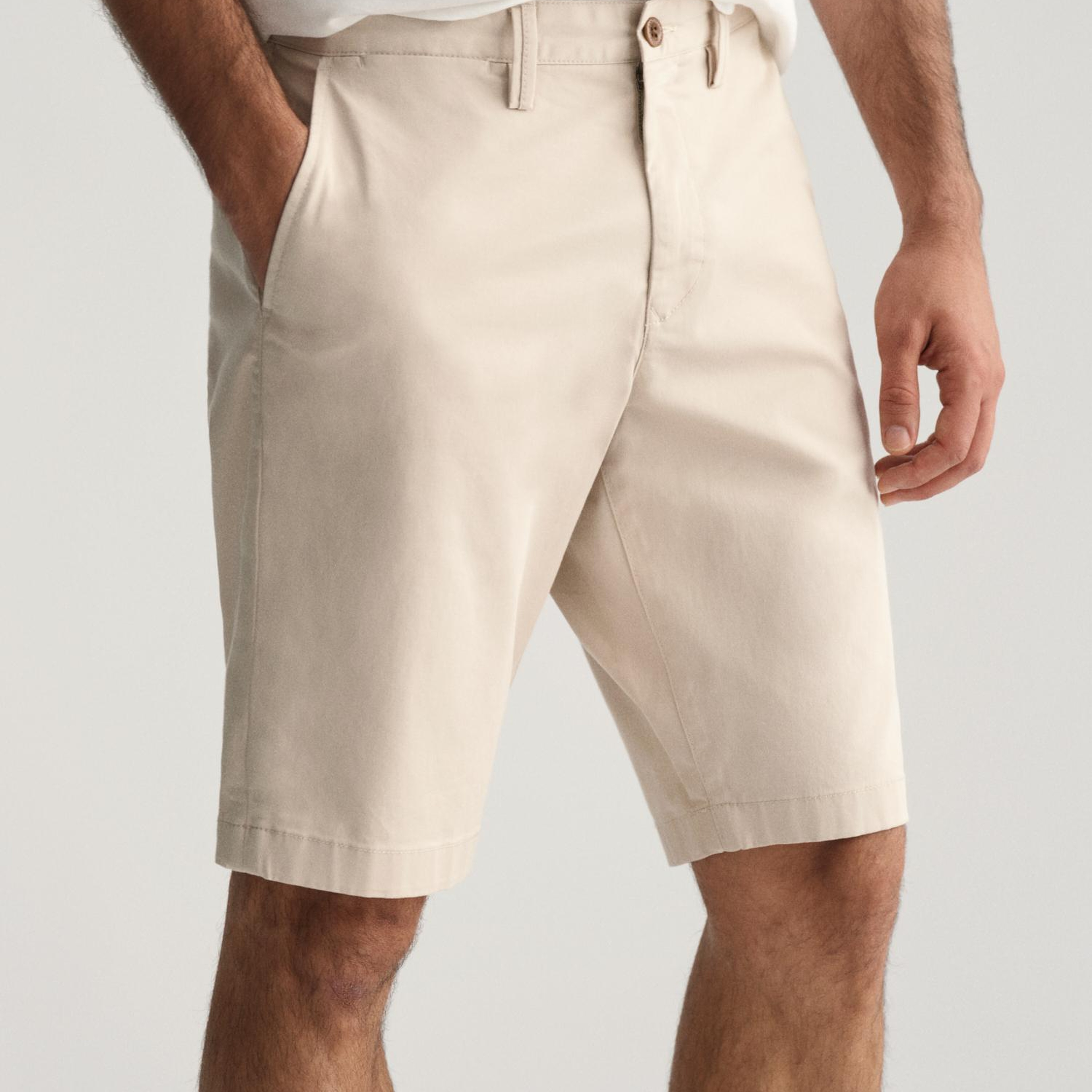 GANT Erkek Krem Relaxed Fit Chino Şort