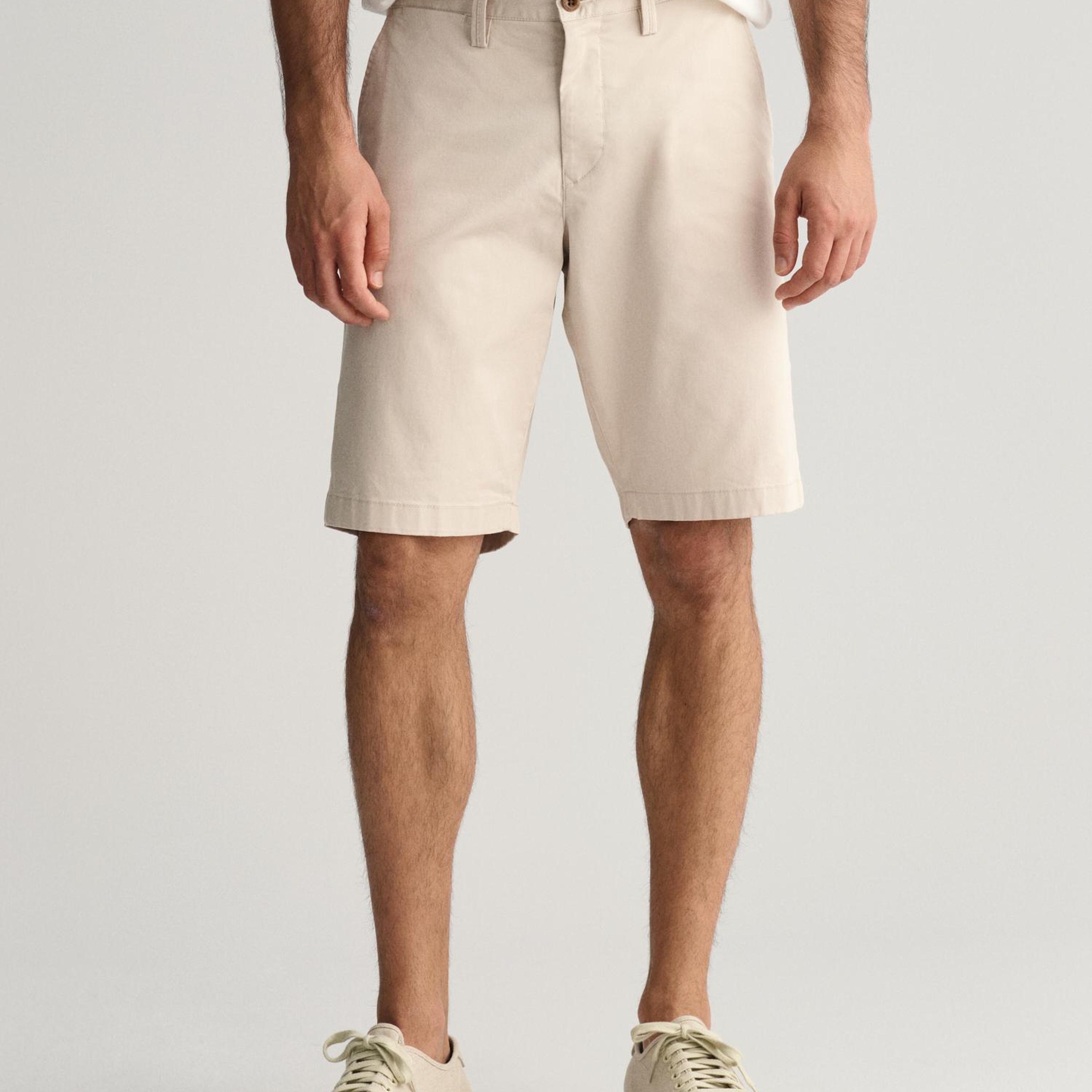 GANT Erkek Krem Relaxed Fit Chino Şort
