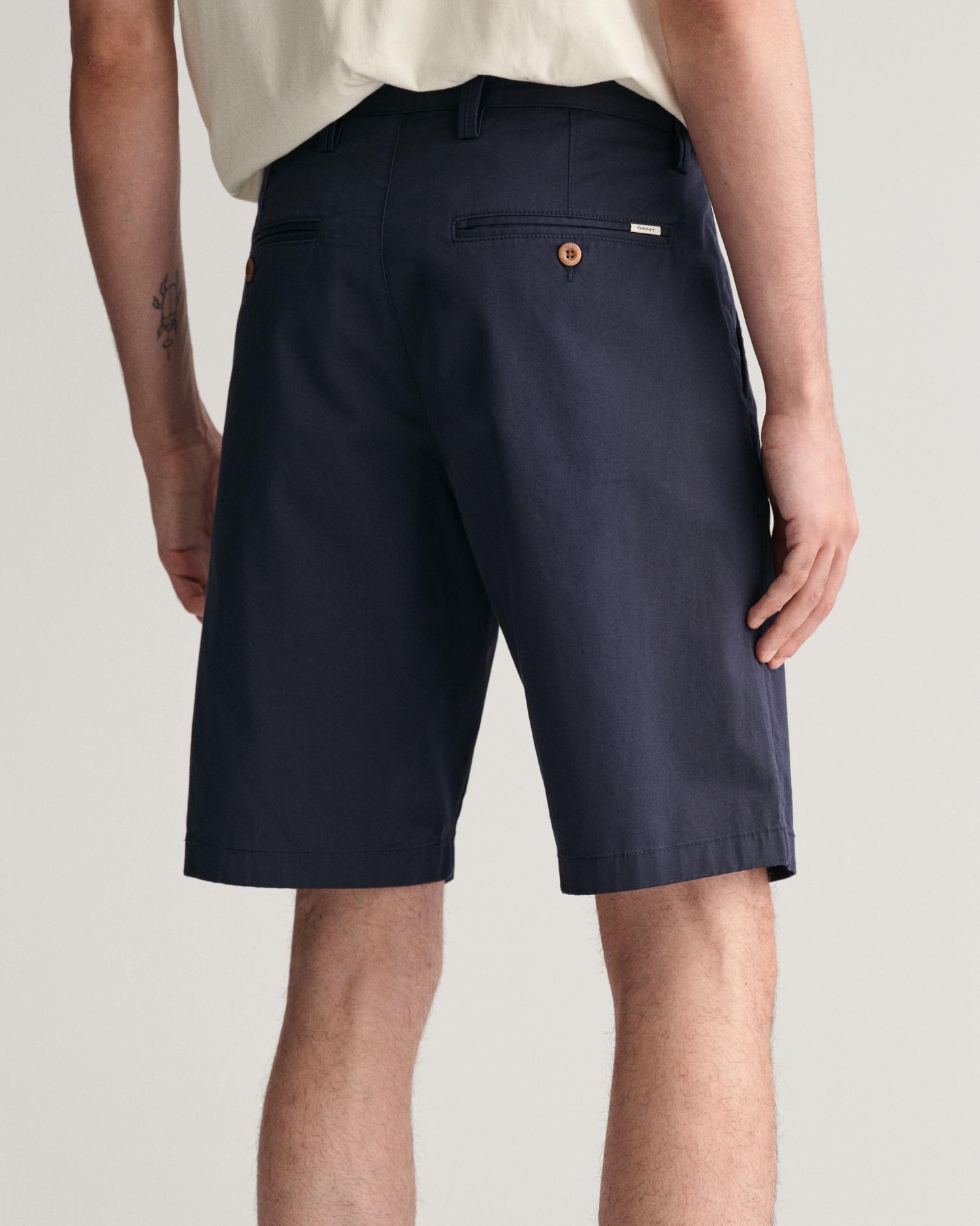 GANT Erkek Lacivert Relaxed Fit Chino Şort