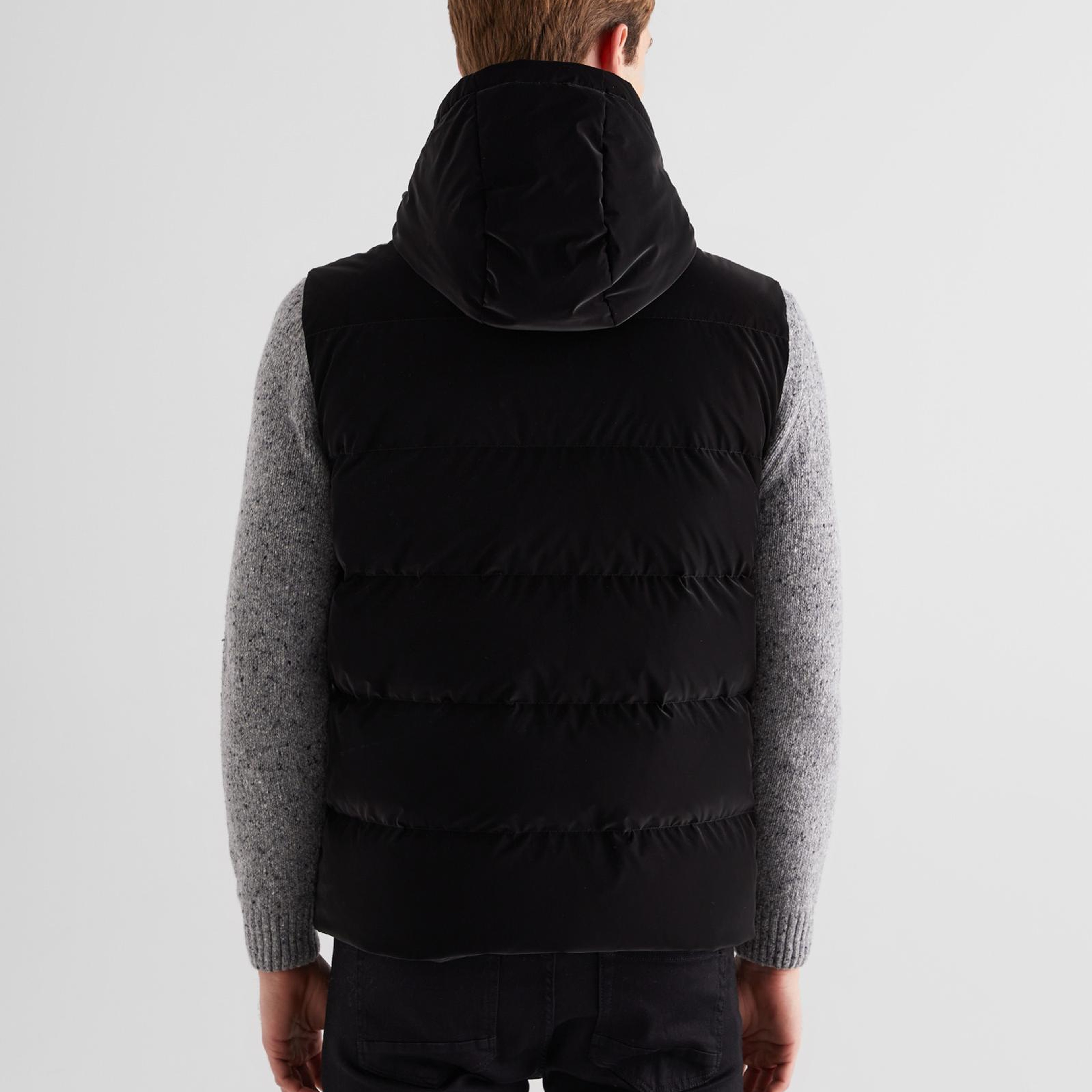 GANT Erkek Siyah Kapüşonlu Yelek