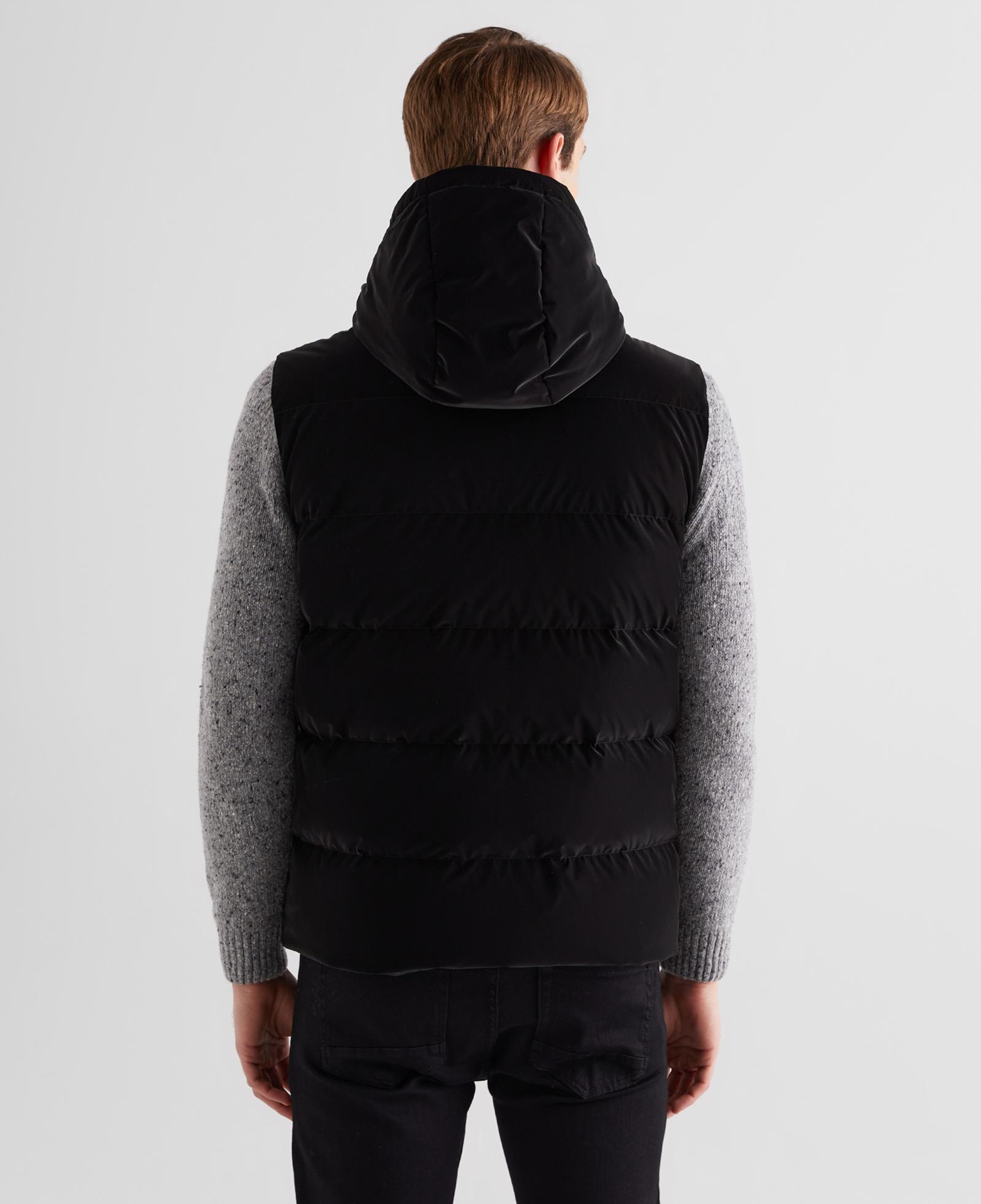 GANT Erkek Siyah Kapüşonlu Yelek