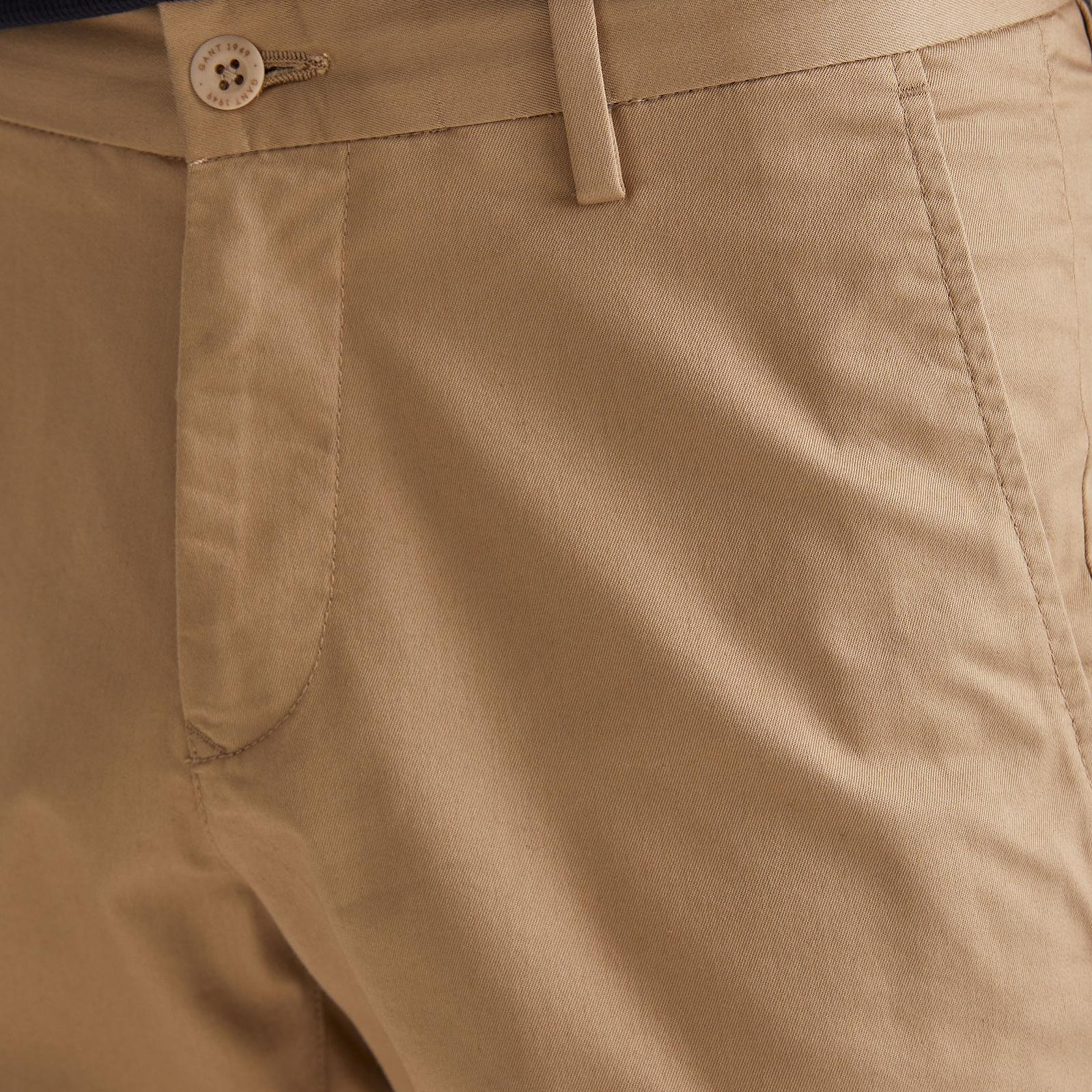 GANT Erkek Bej Slim Fit Şort