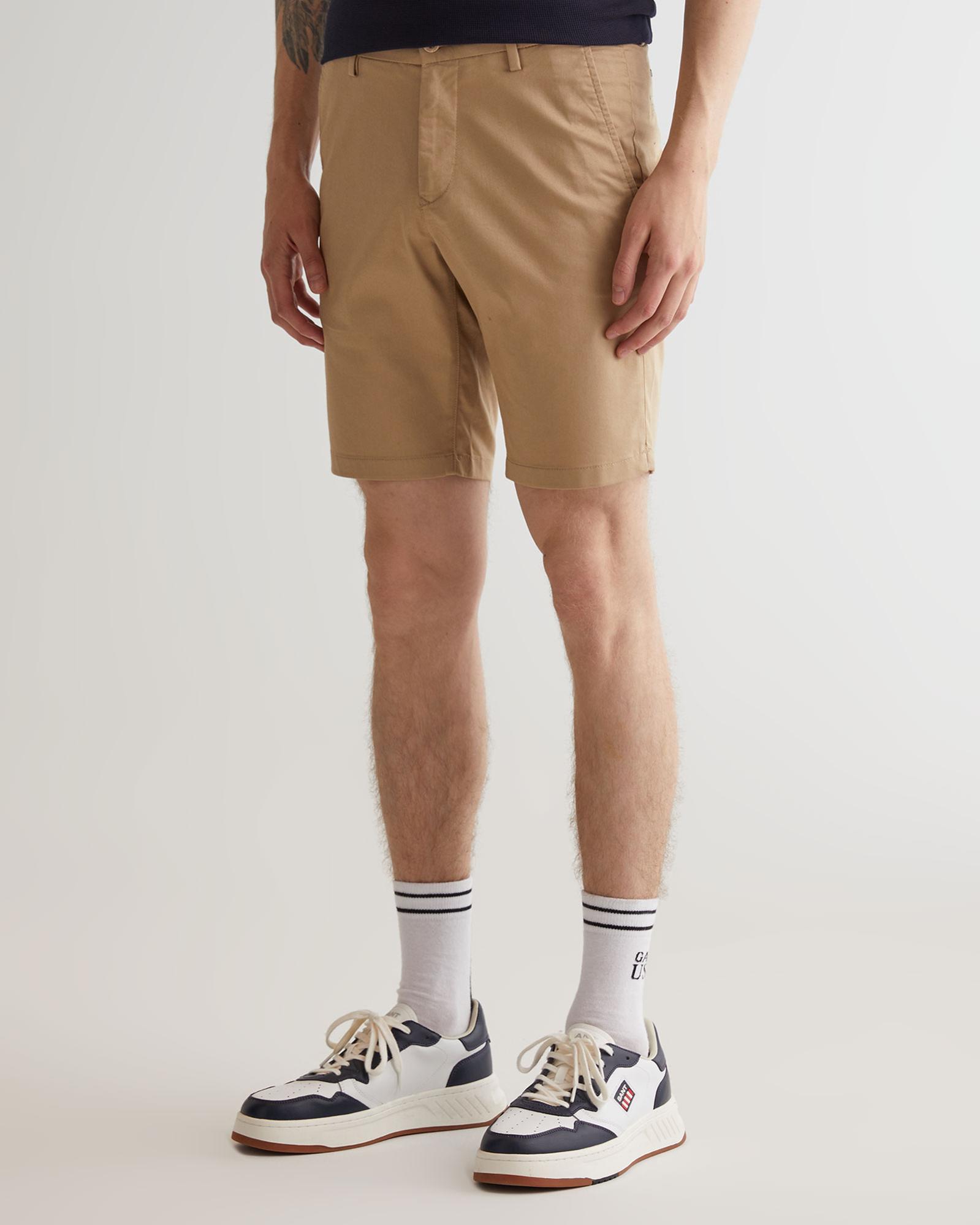 GANT Erkek Bej Slim Fit Şort