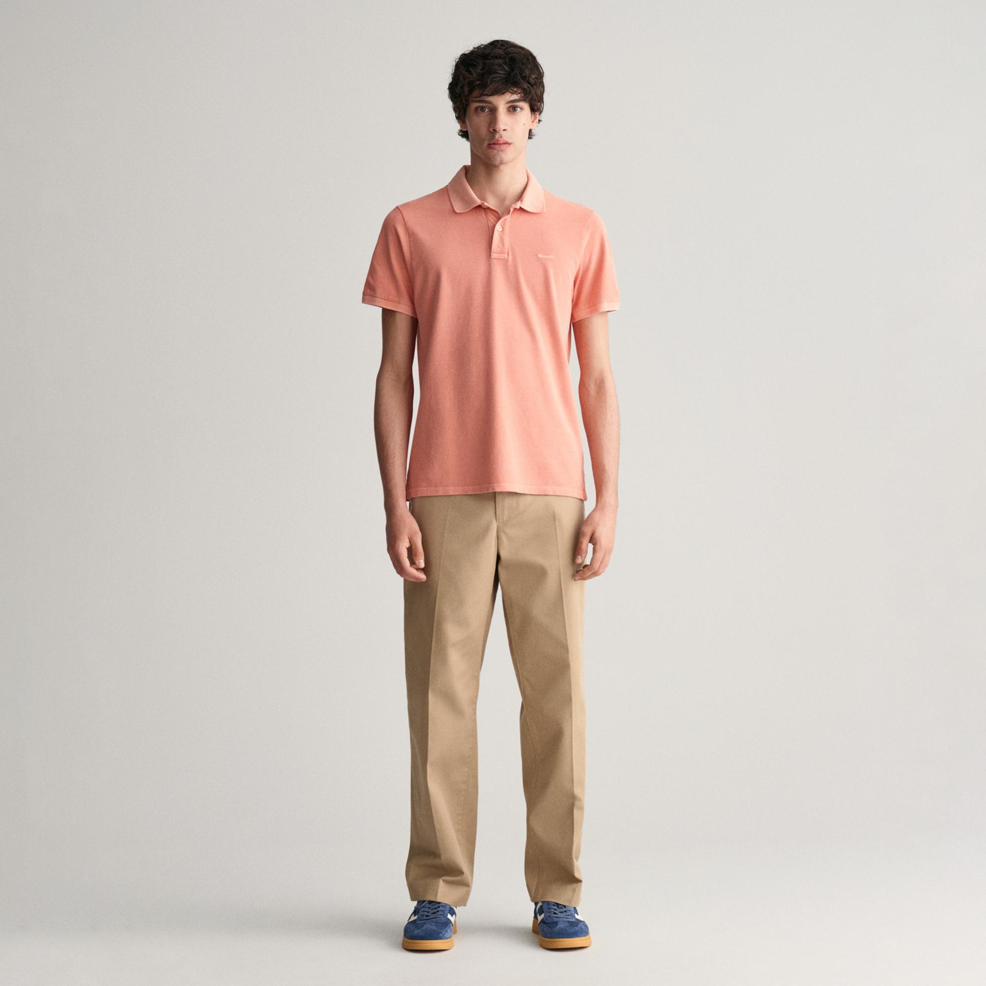 GANT Erkek Pembe Regular Fit Polo