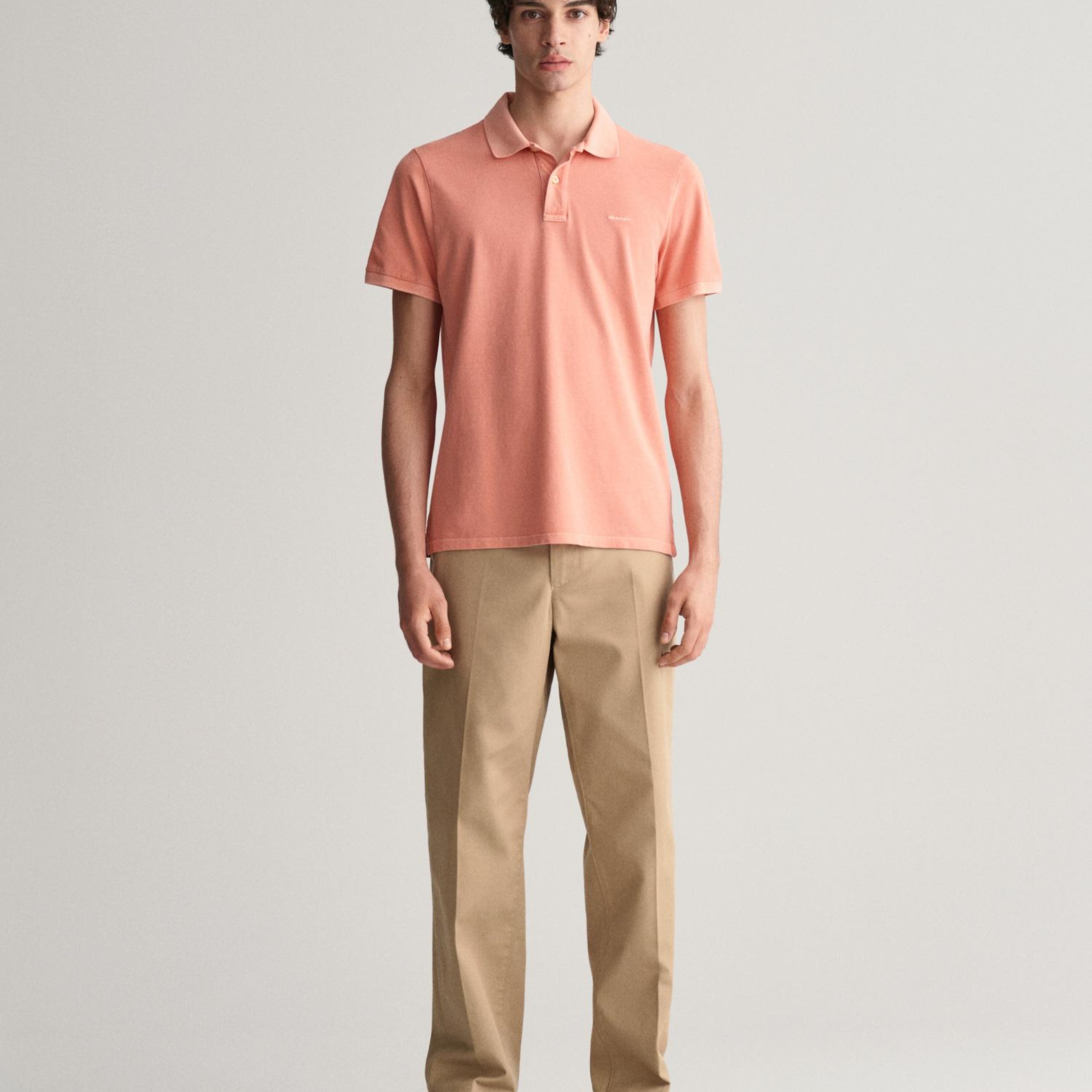 GANT Erkek Pembe Regular Fit Polo