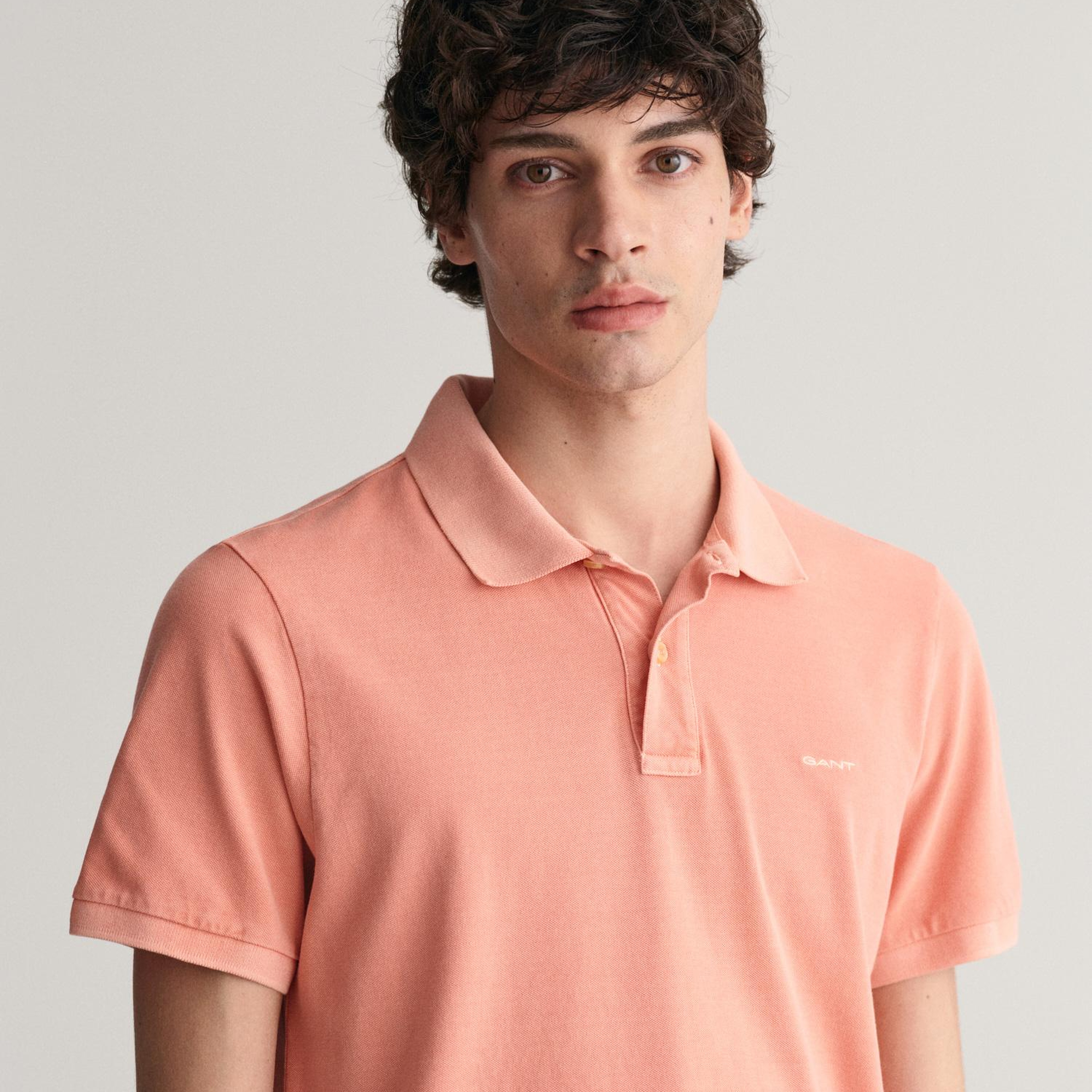 GANT Erkek Pembe Regular Fit Polo