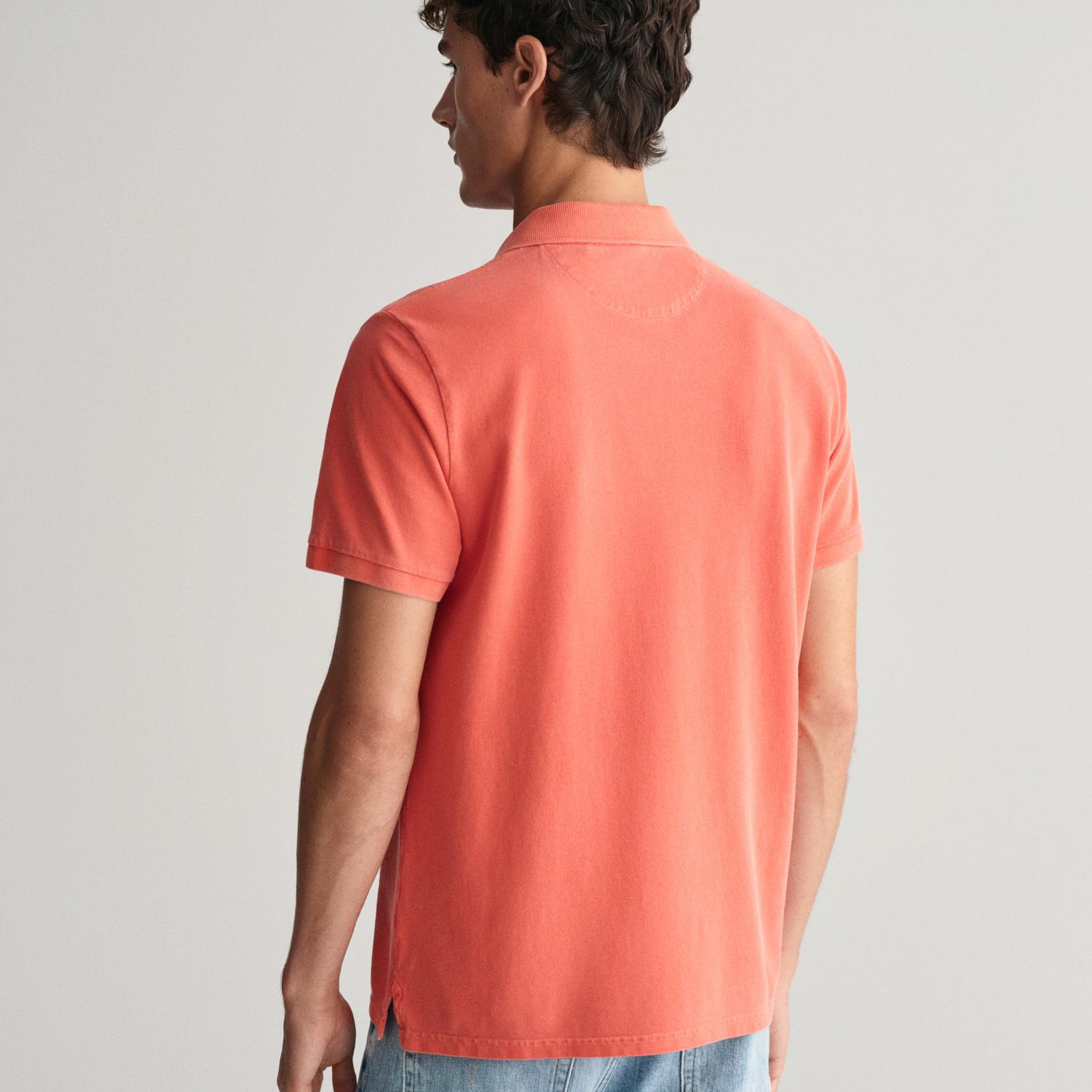 GANT Erkek Turuncu Regular Fit Polo