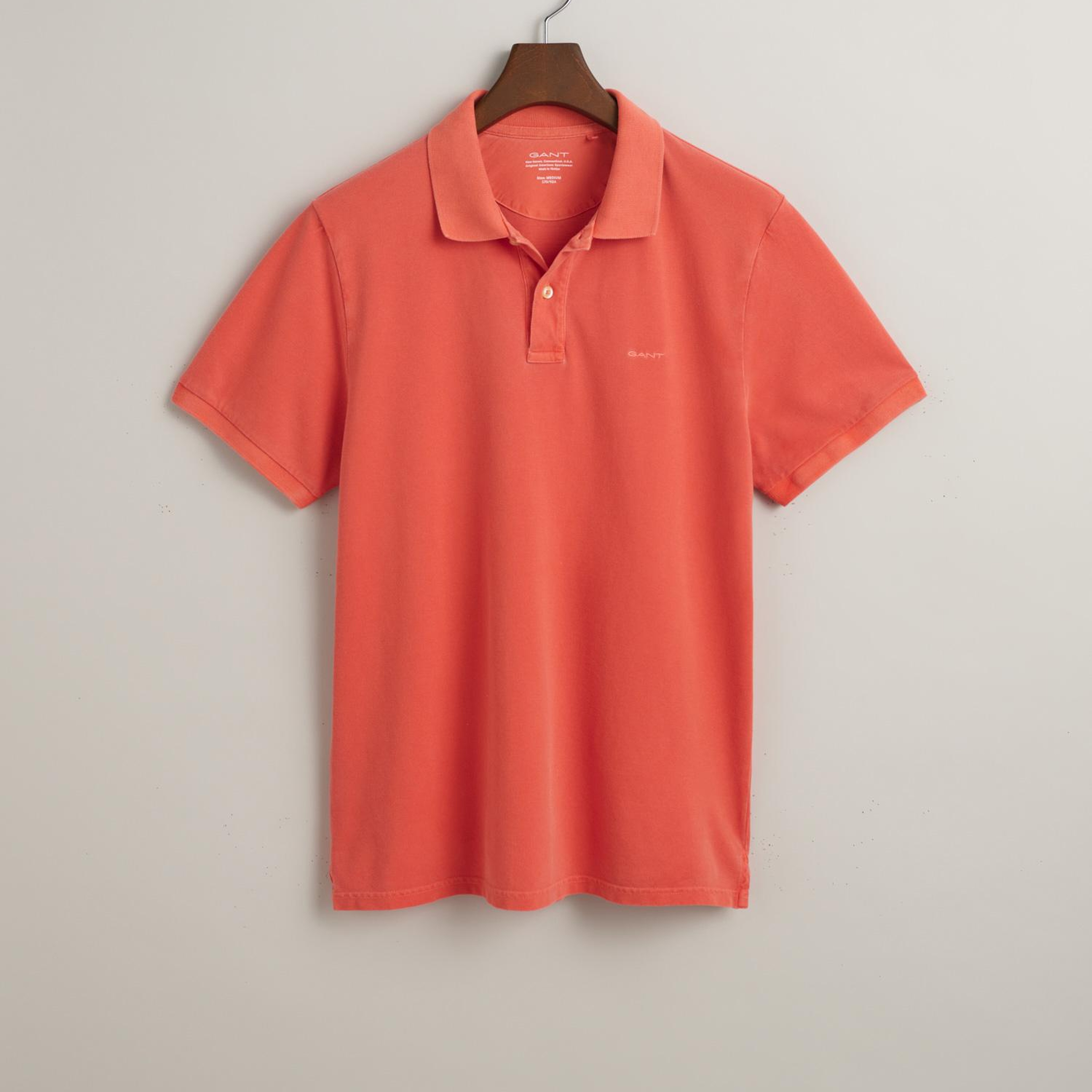GANT Erkek Turuncu Regular Fit Polo