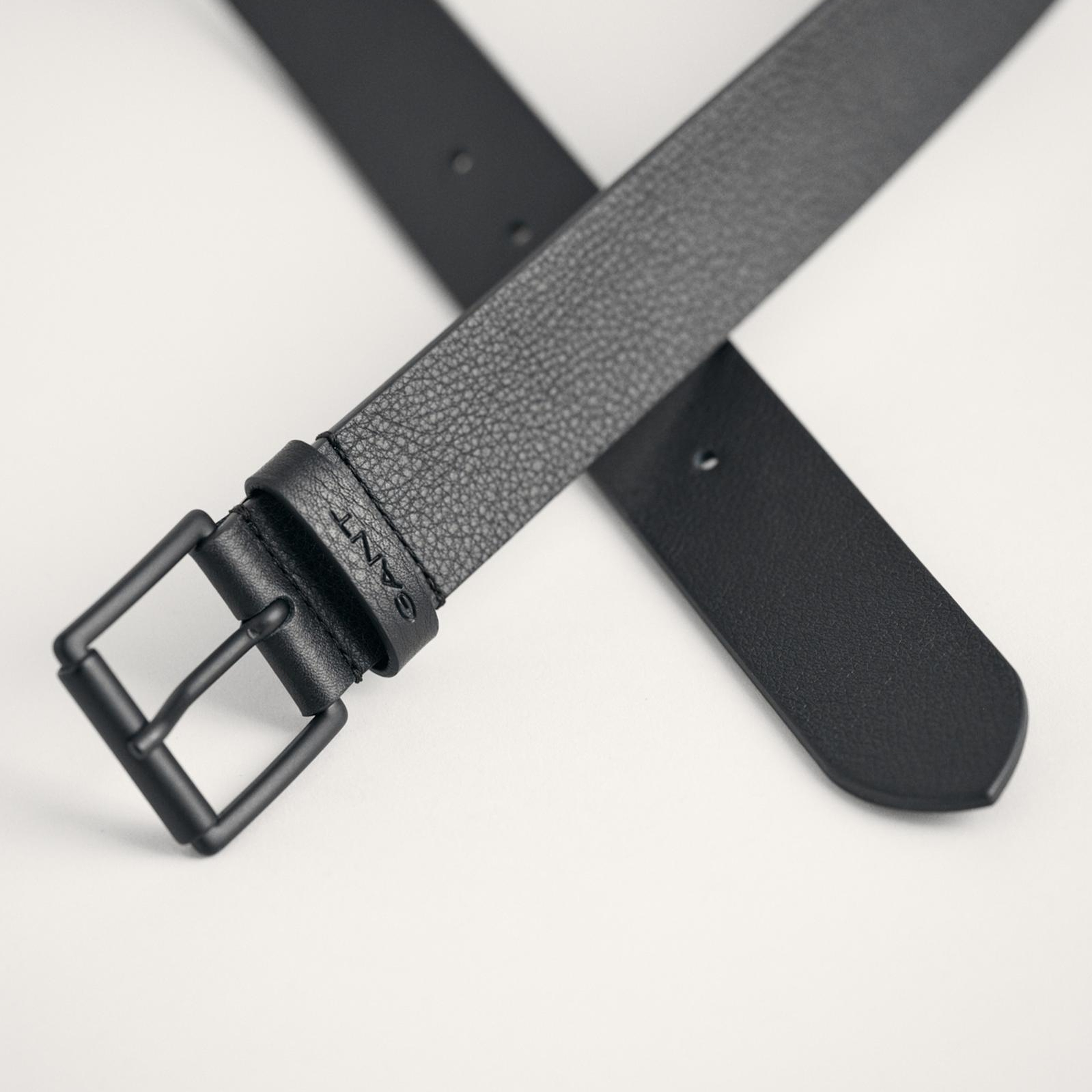 GANT Erkek Siyah Logolu Kemer