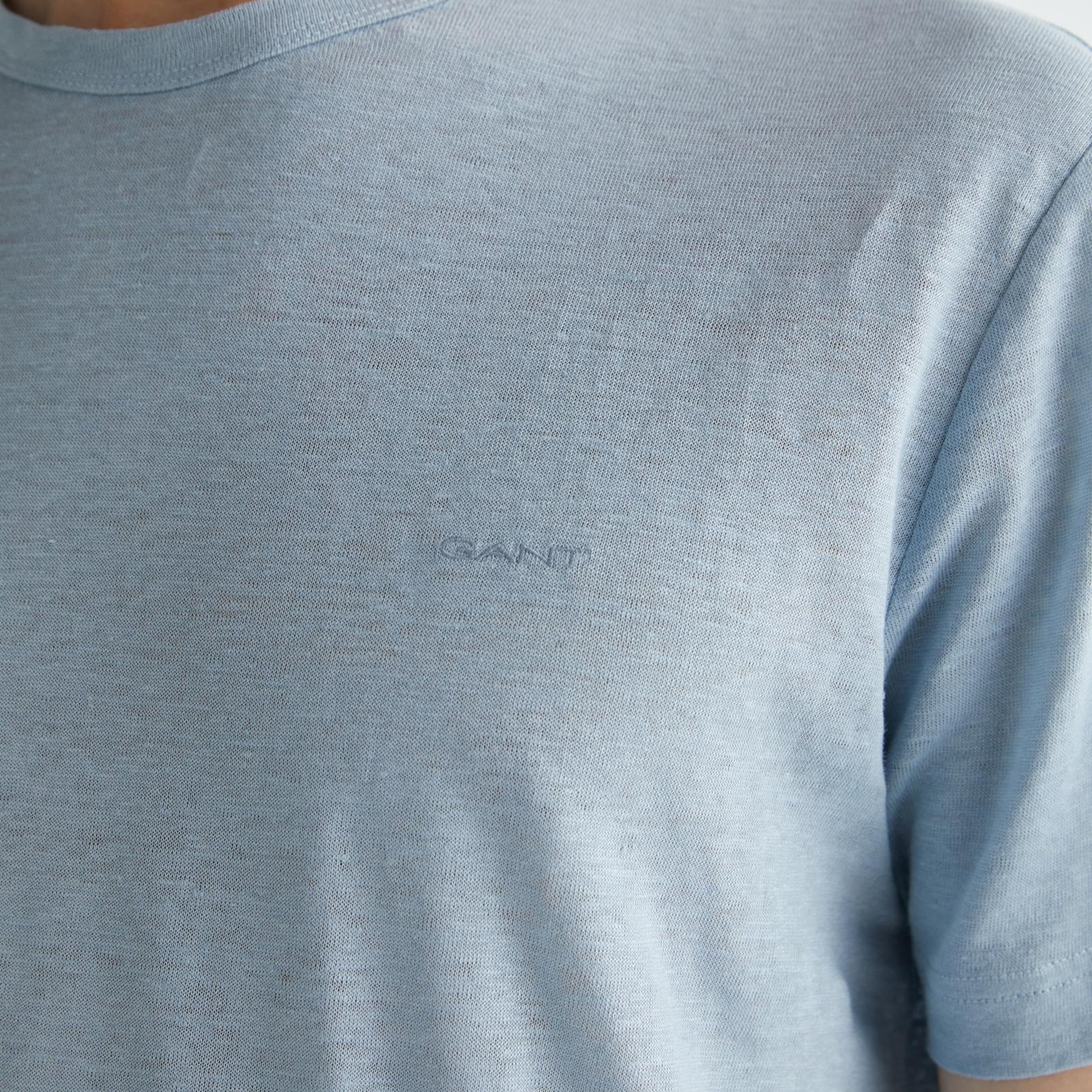 GANT Erkek Mavi Regular Fit T-Shirt