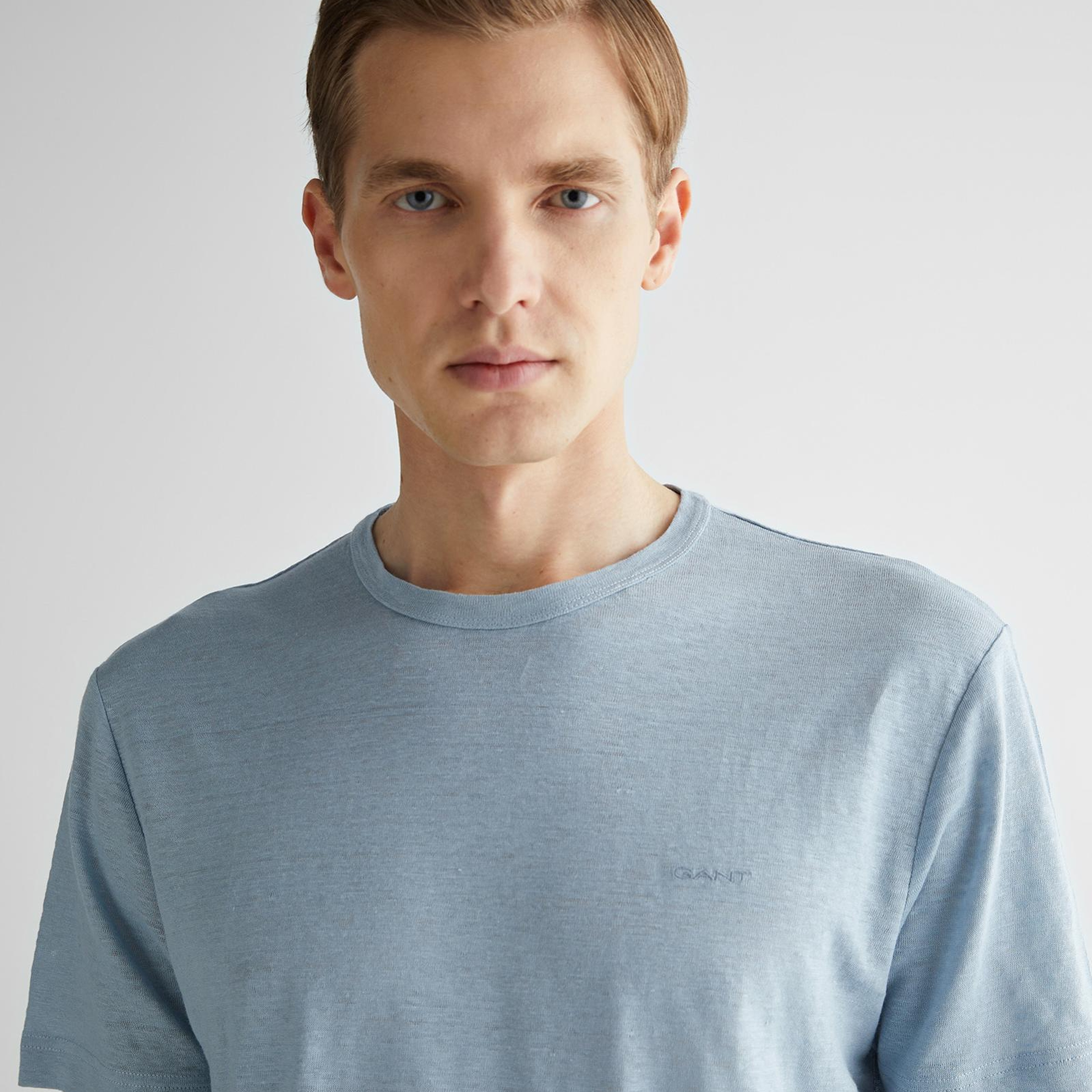 GANT Erkek Mavi Regular Fit T-Shirt