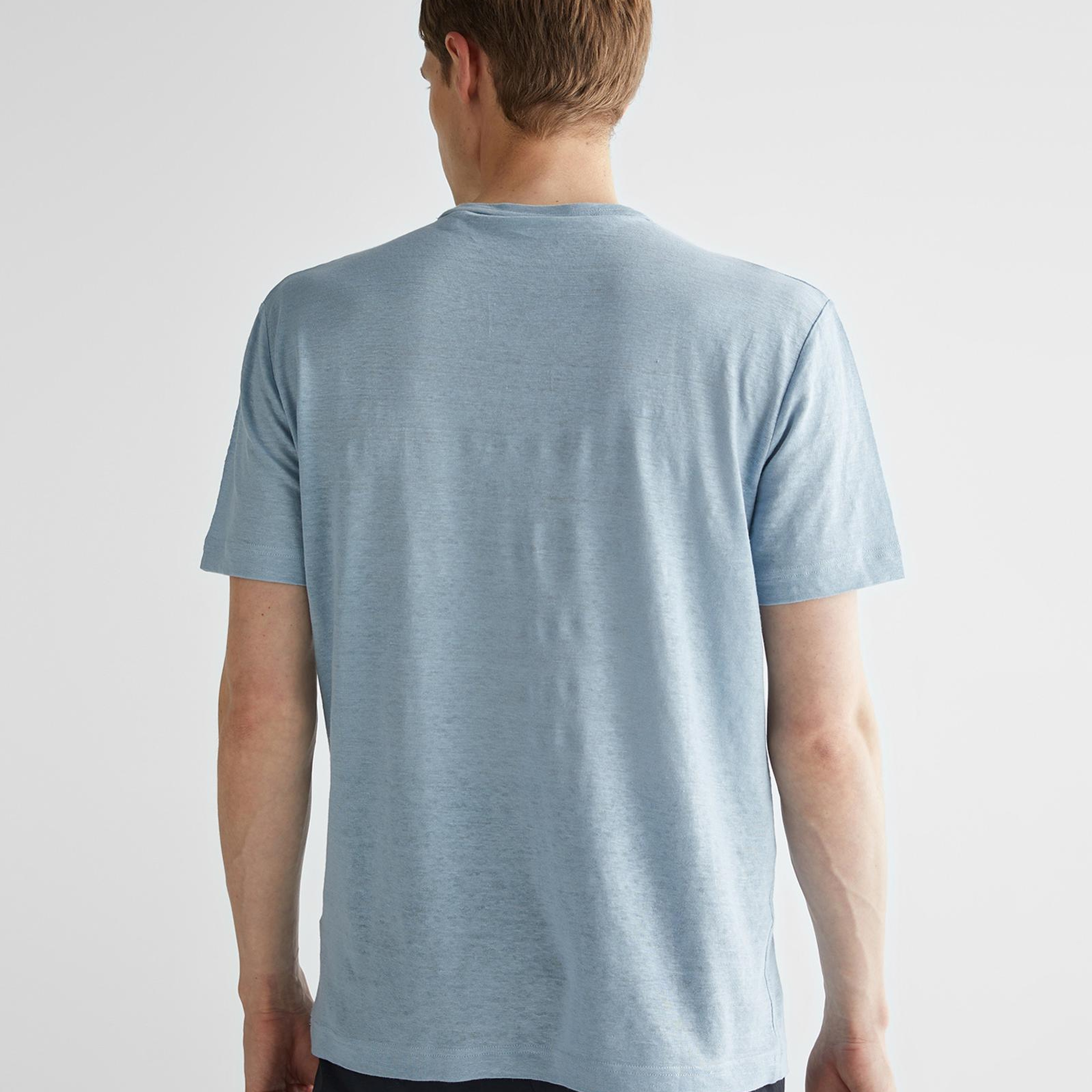 GANT Erkek Mavi Regular Fit T-Shirt
