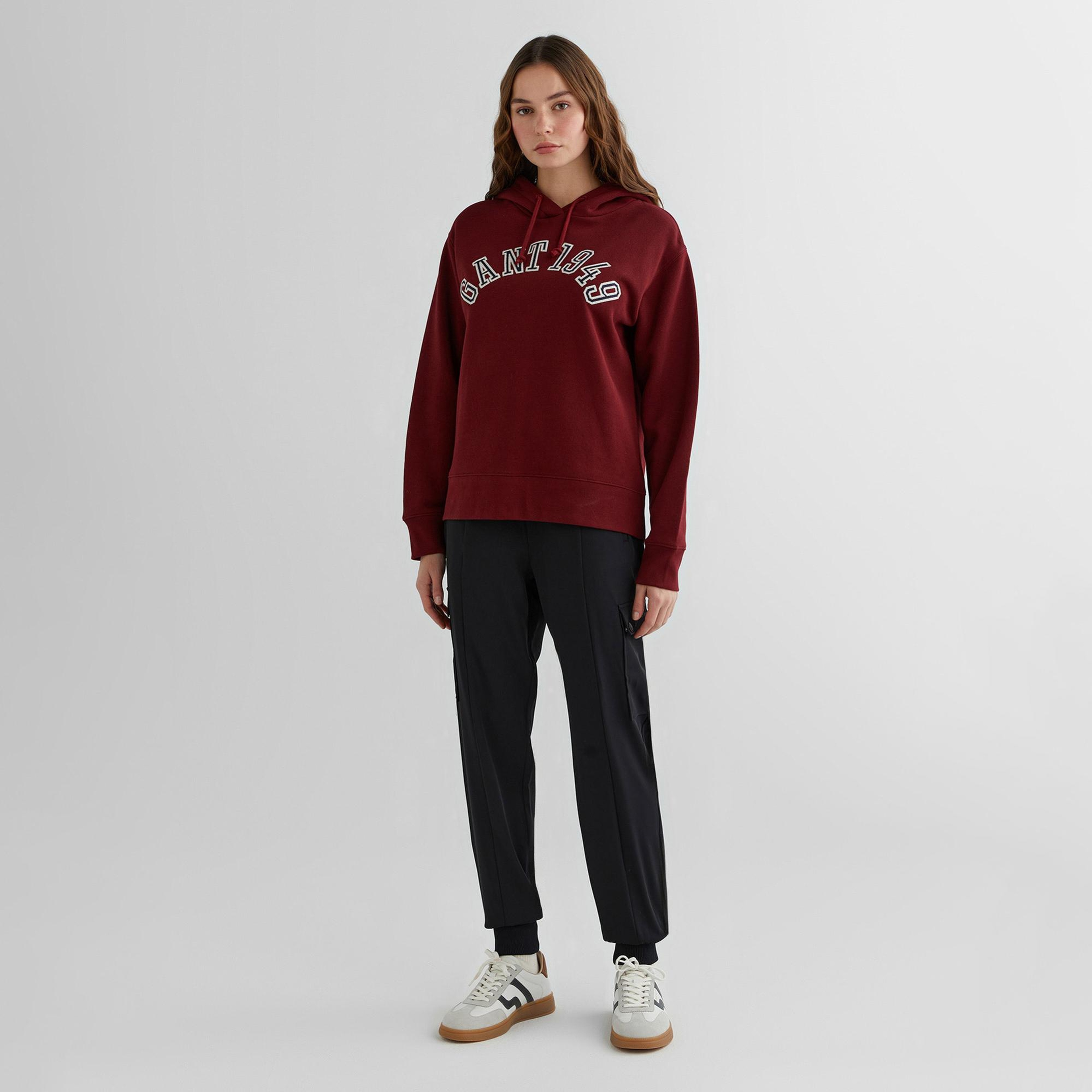 GANT Kadın Siyah Regular Fit Pantolon