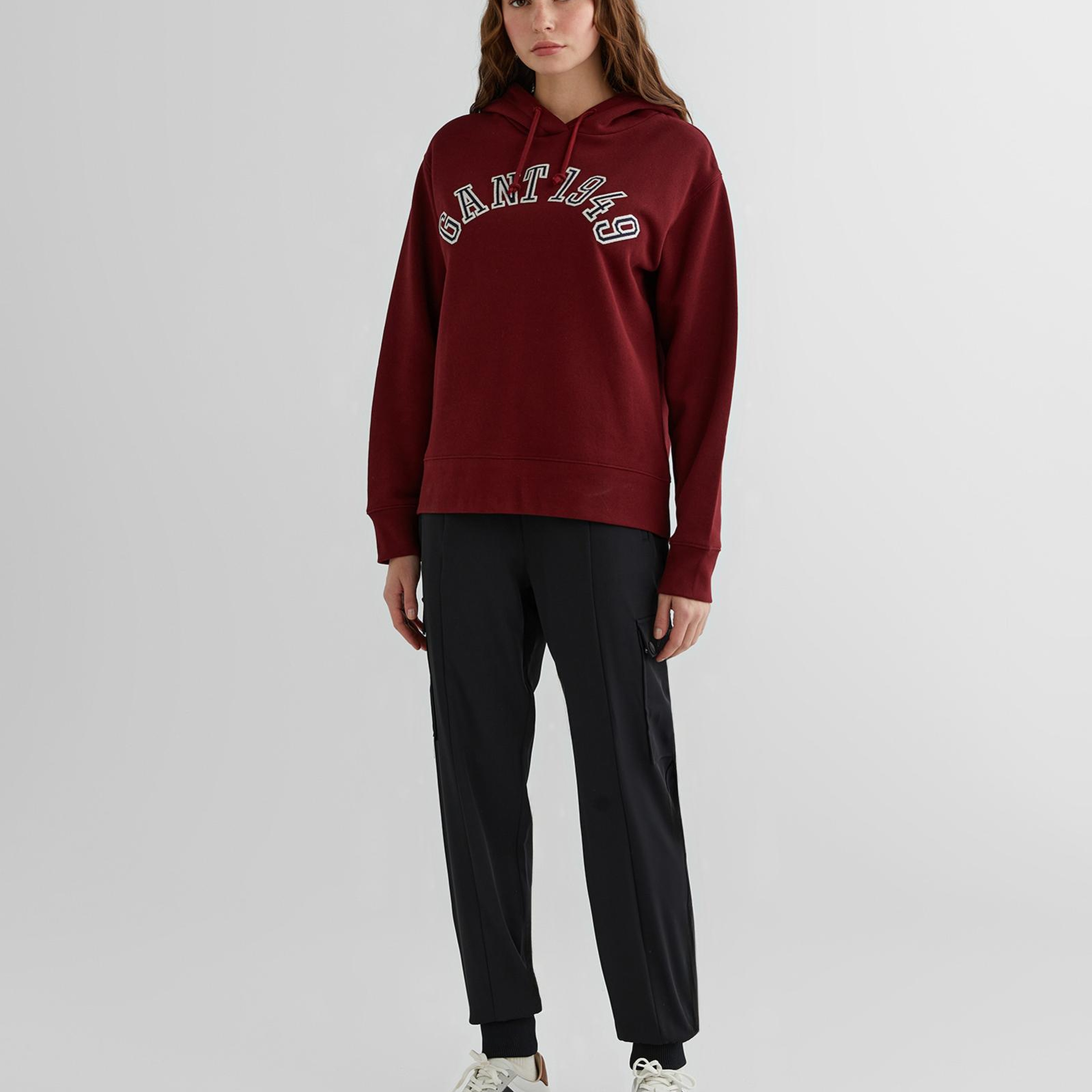 GANT Kadın Siyah Regular Fit Pantolon