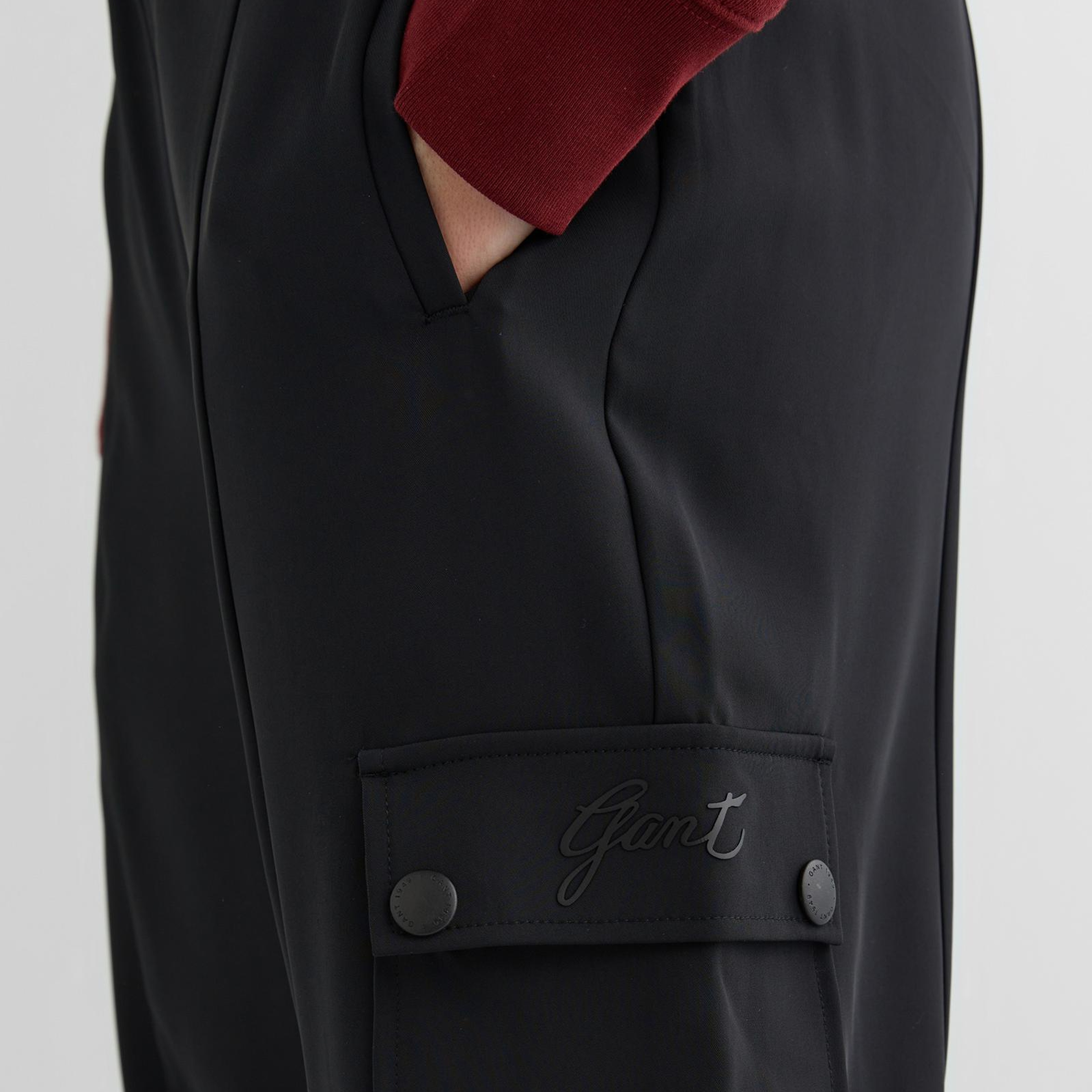 GANT Kadın Siyah Regular Fit Pantolon