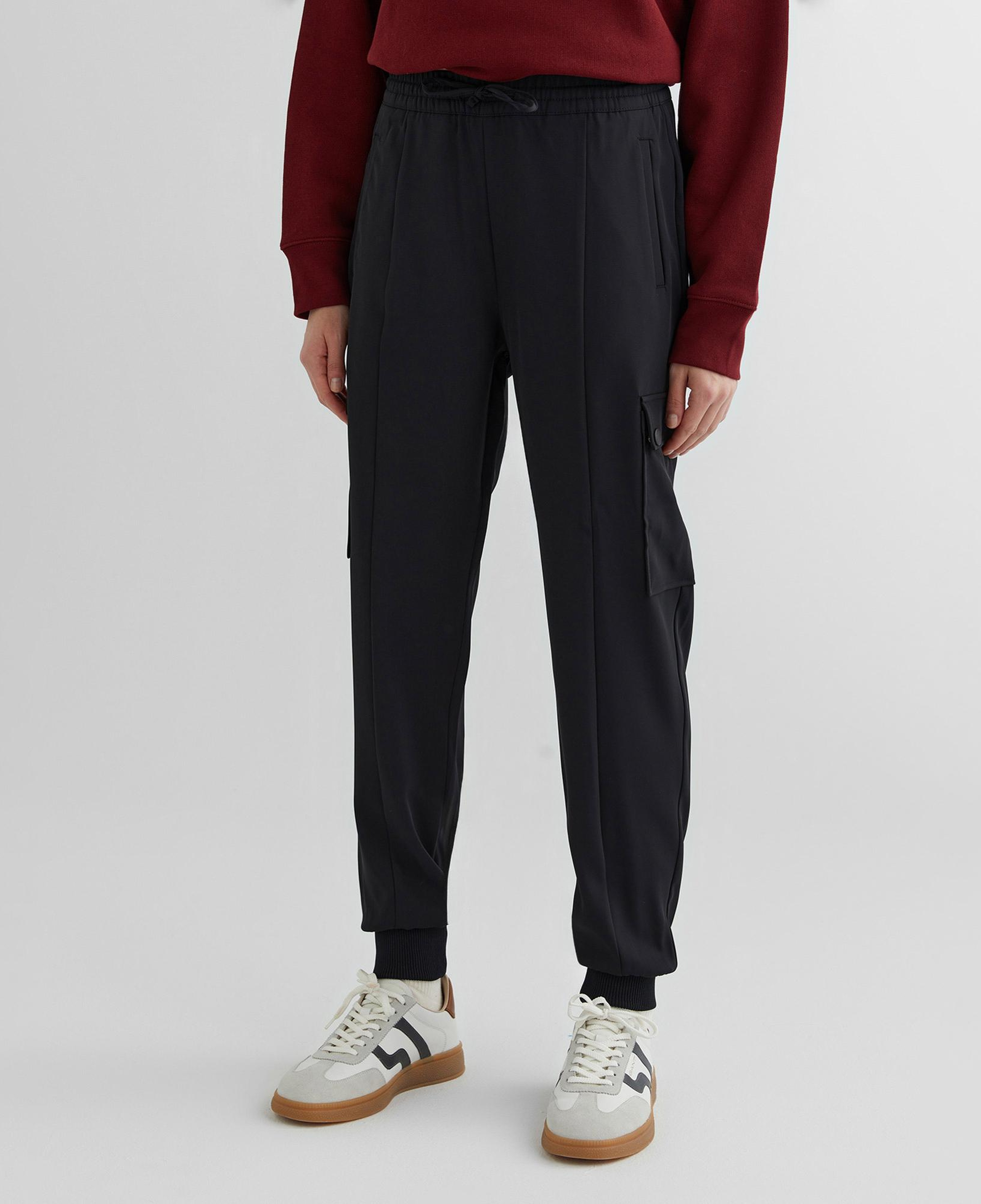 GANT Kadın Siyah Regular Fit Pantolon