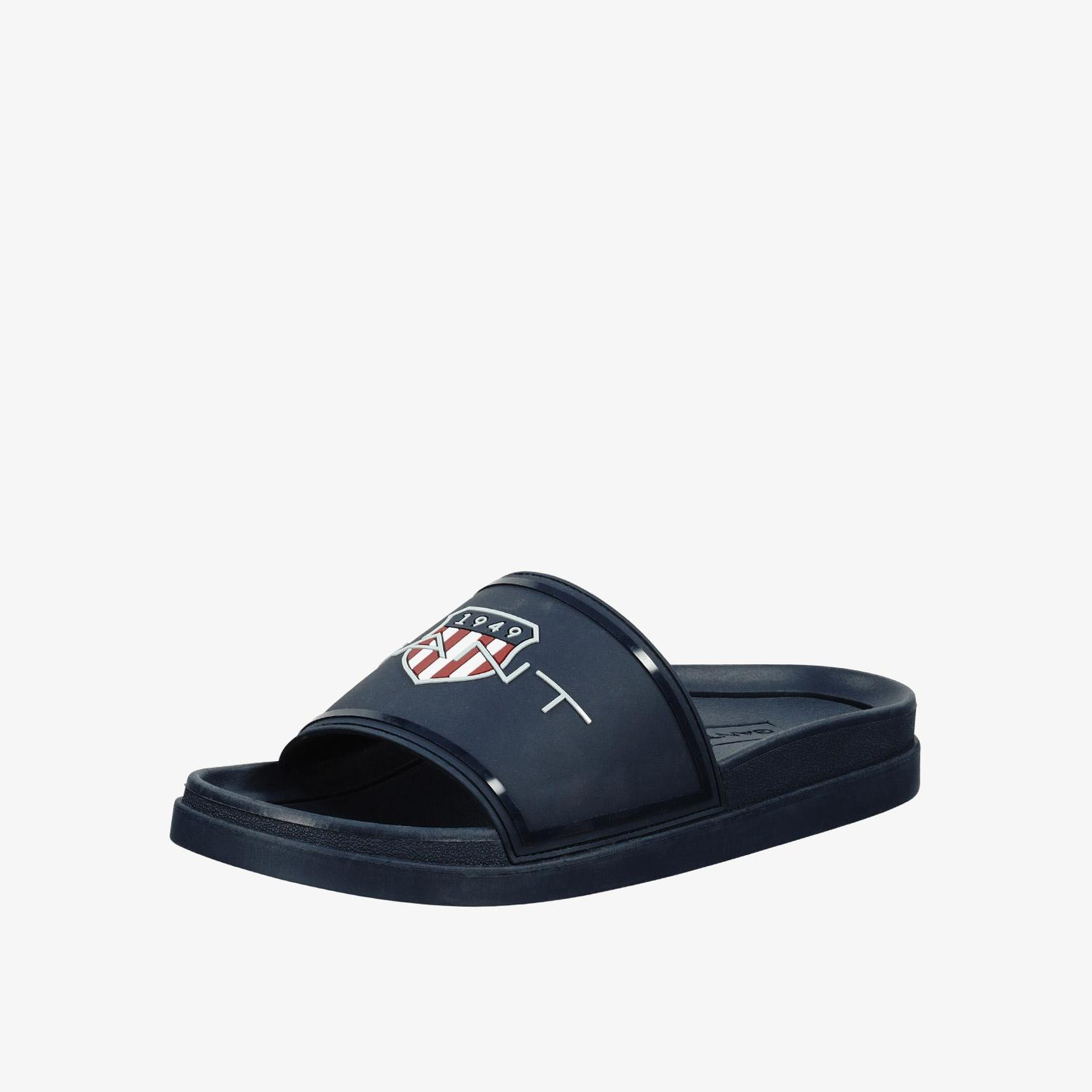 GANT Erkek Lacivert Logolu Terlik