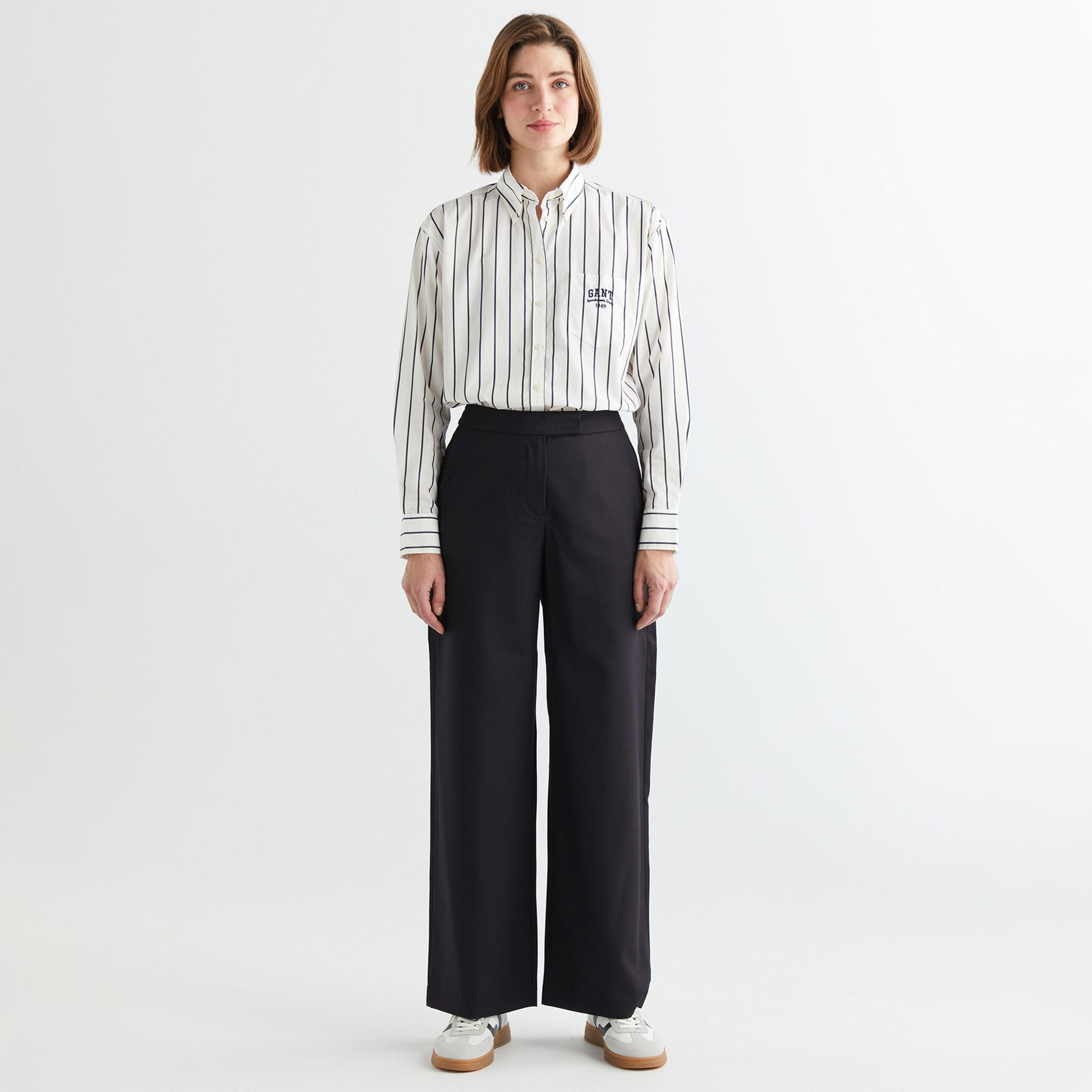 GANT Kadın Siyah Slim Fit Pantolon