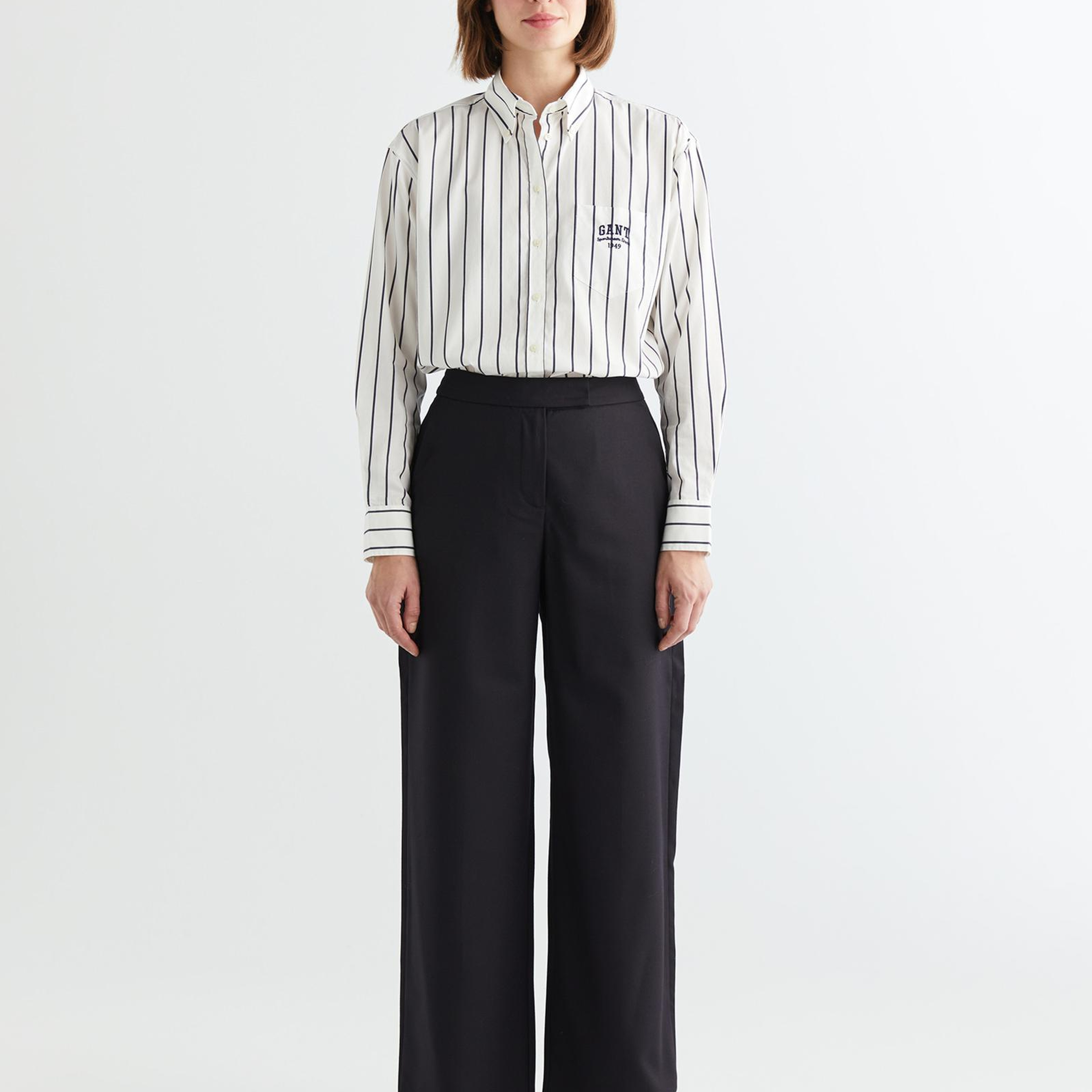 GANT Kadın Siyah Slim Fit Pantolon