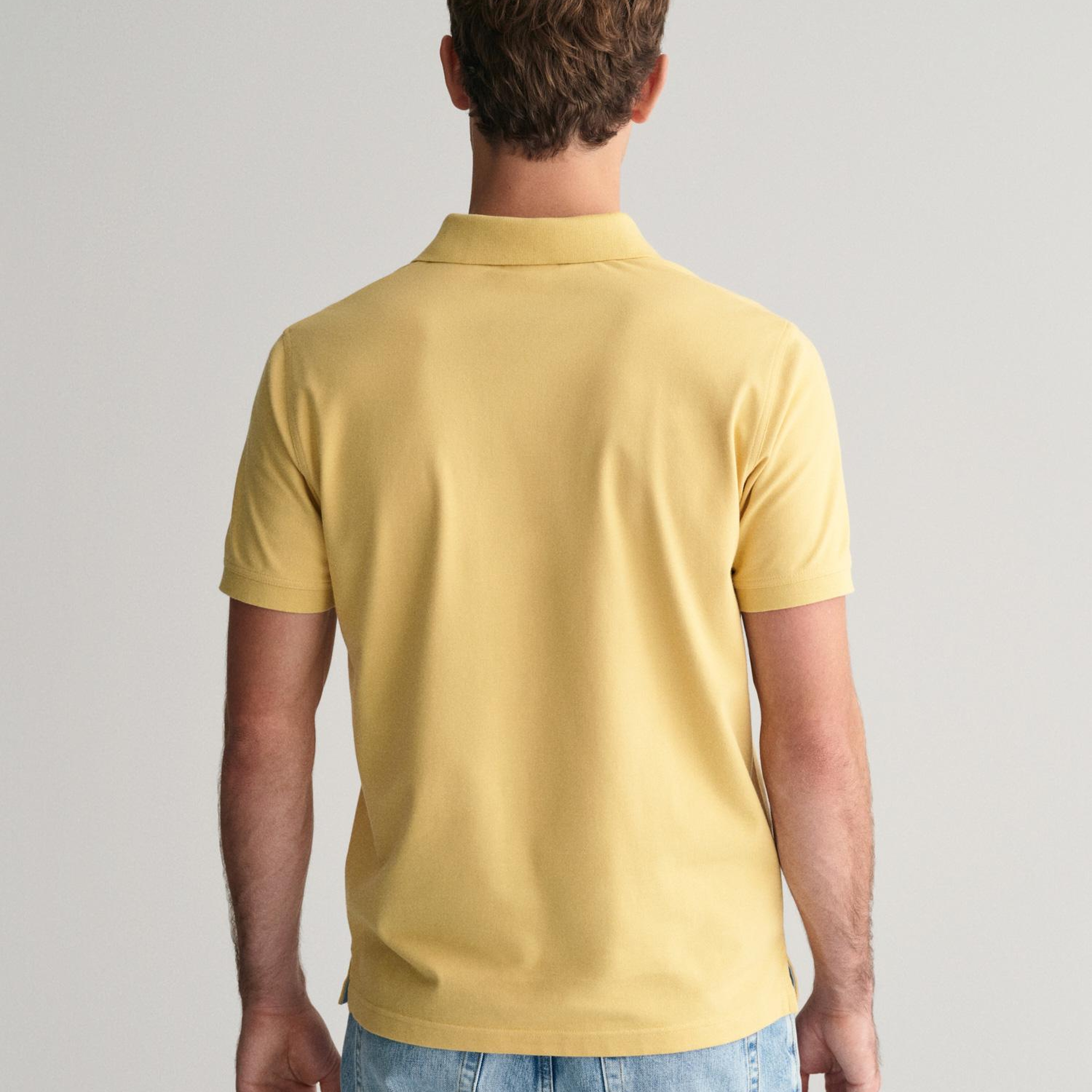 GANT Erkek Sarı Regular Fit Polo