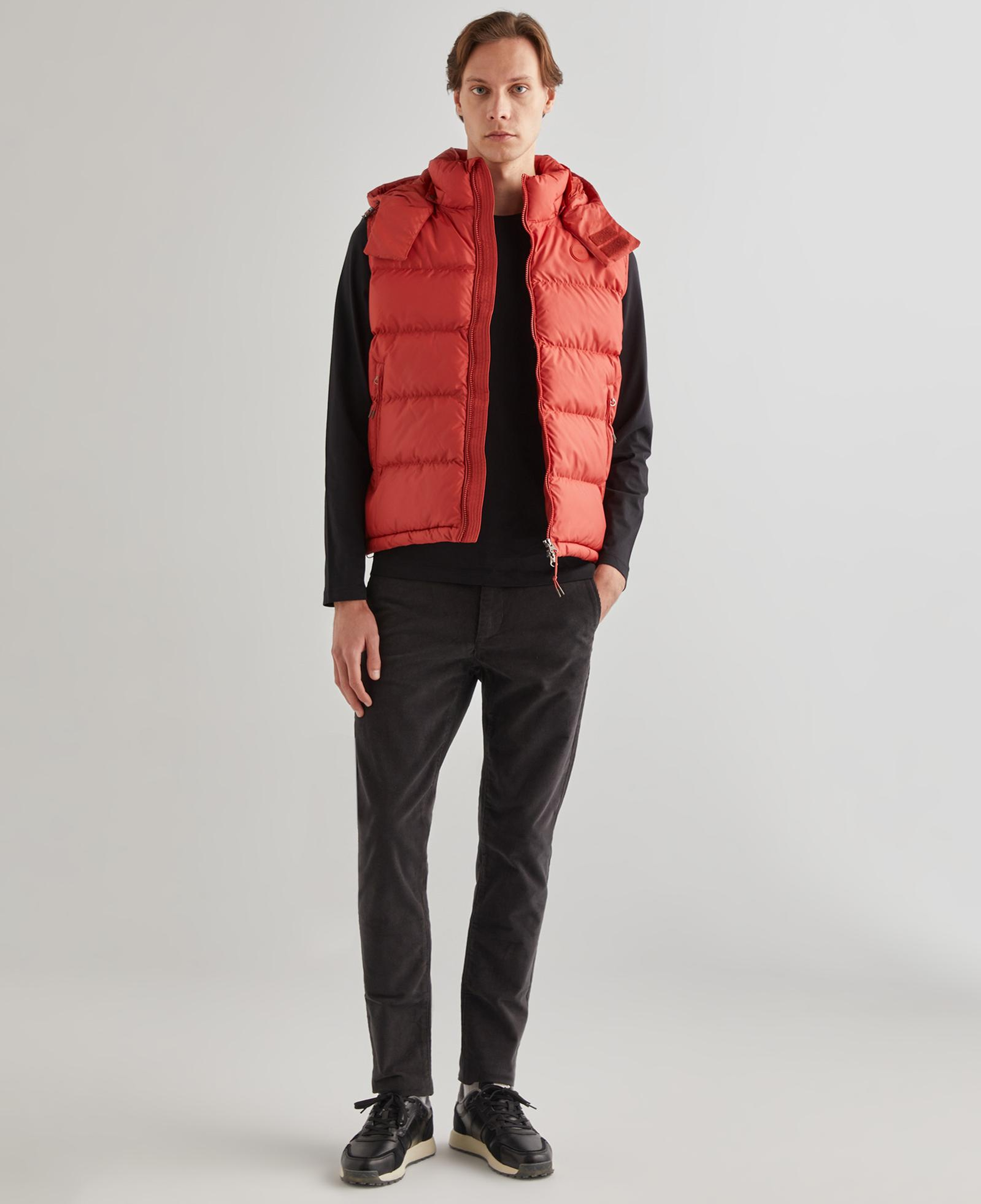 GANT Erkek Kırmızı Kapüşonlu Yelek