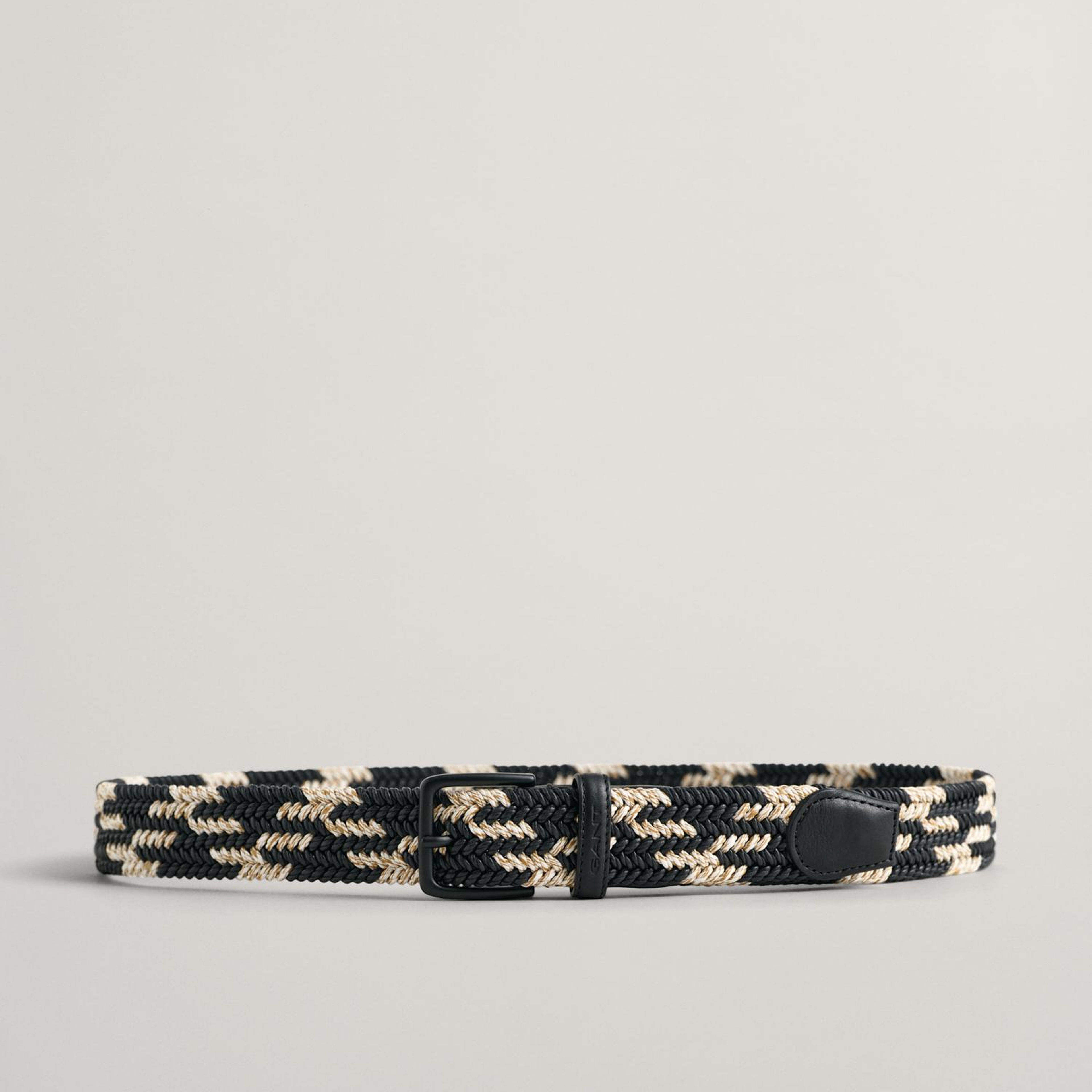 GANT Erkek Siyah Desenli Kemer