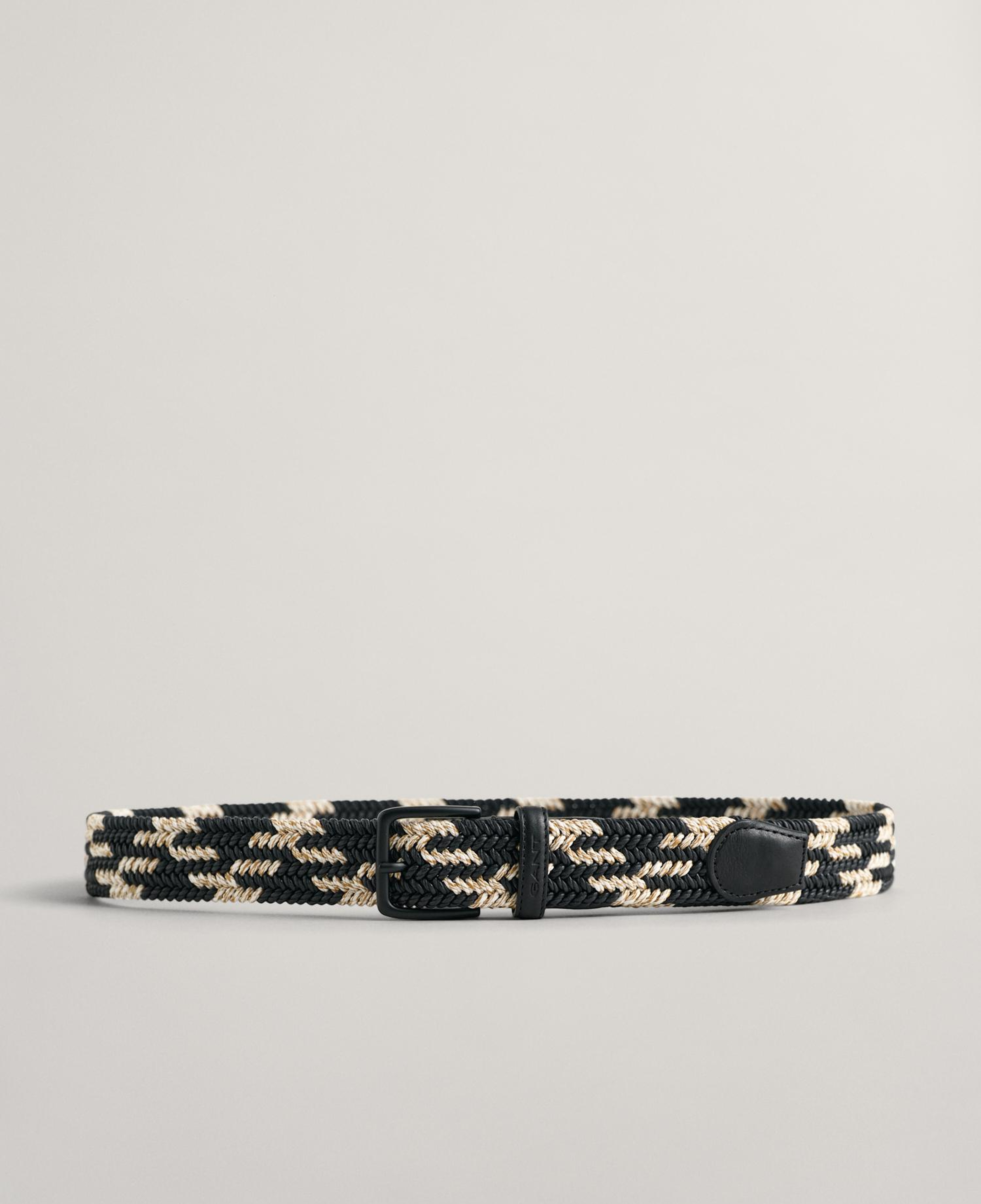 GANT Erkek Siyah Desenli Kemer