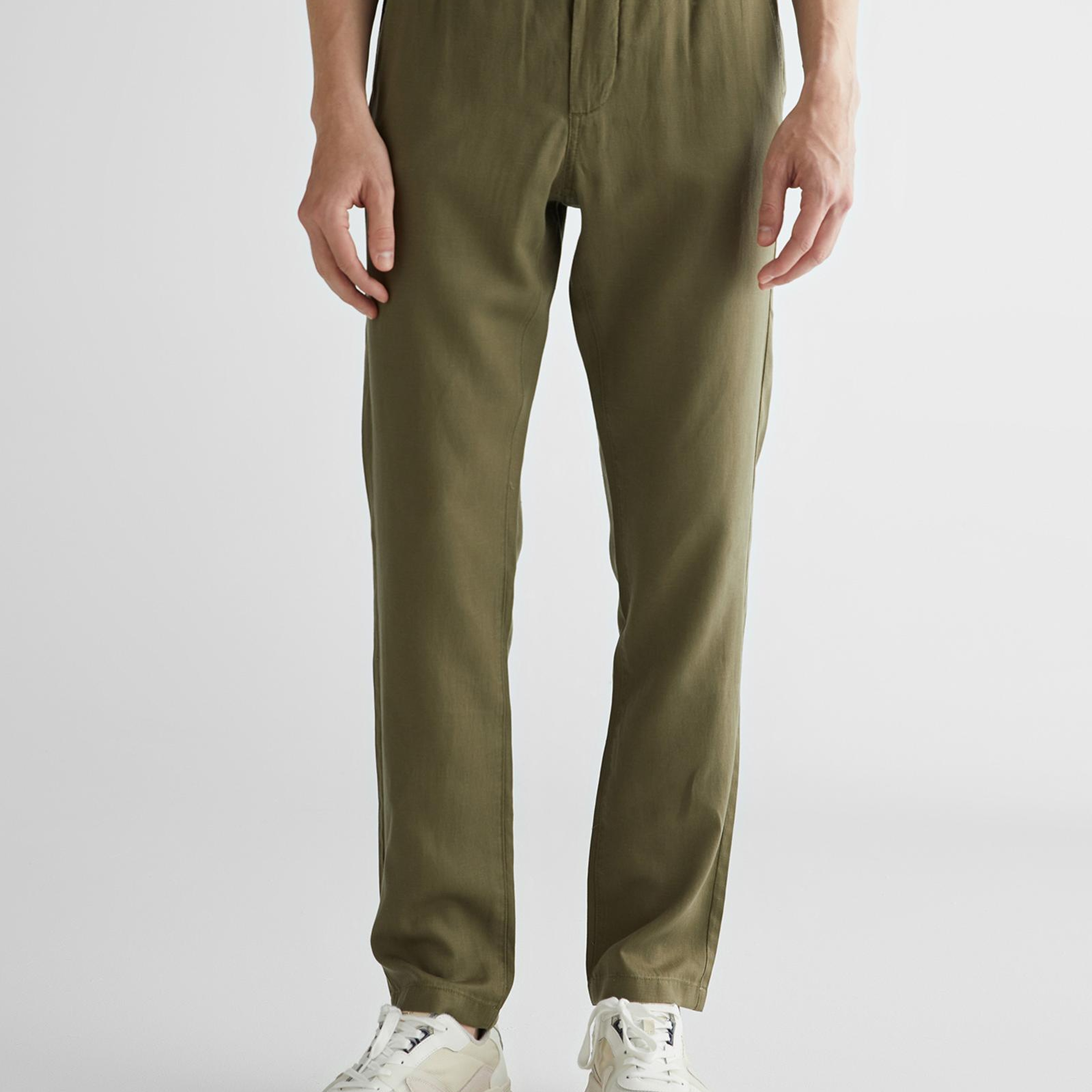 GANT Erkek Yeşil Regular Fit Pantolon