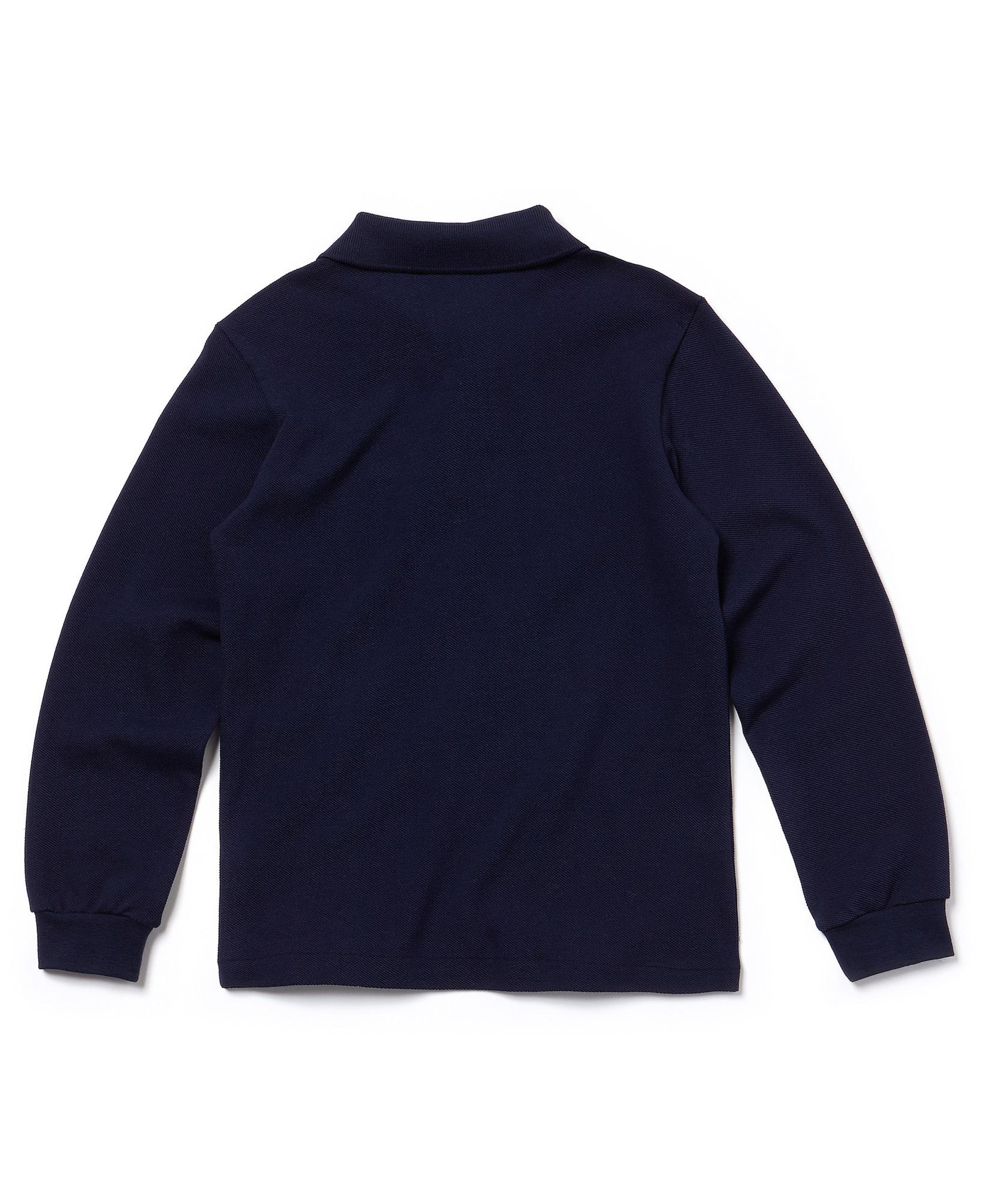 Erkek Çocuk Regular Fit Uzun Kollu Lacivert Polo