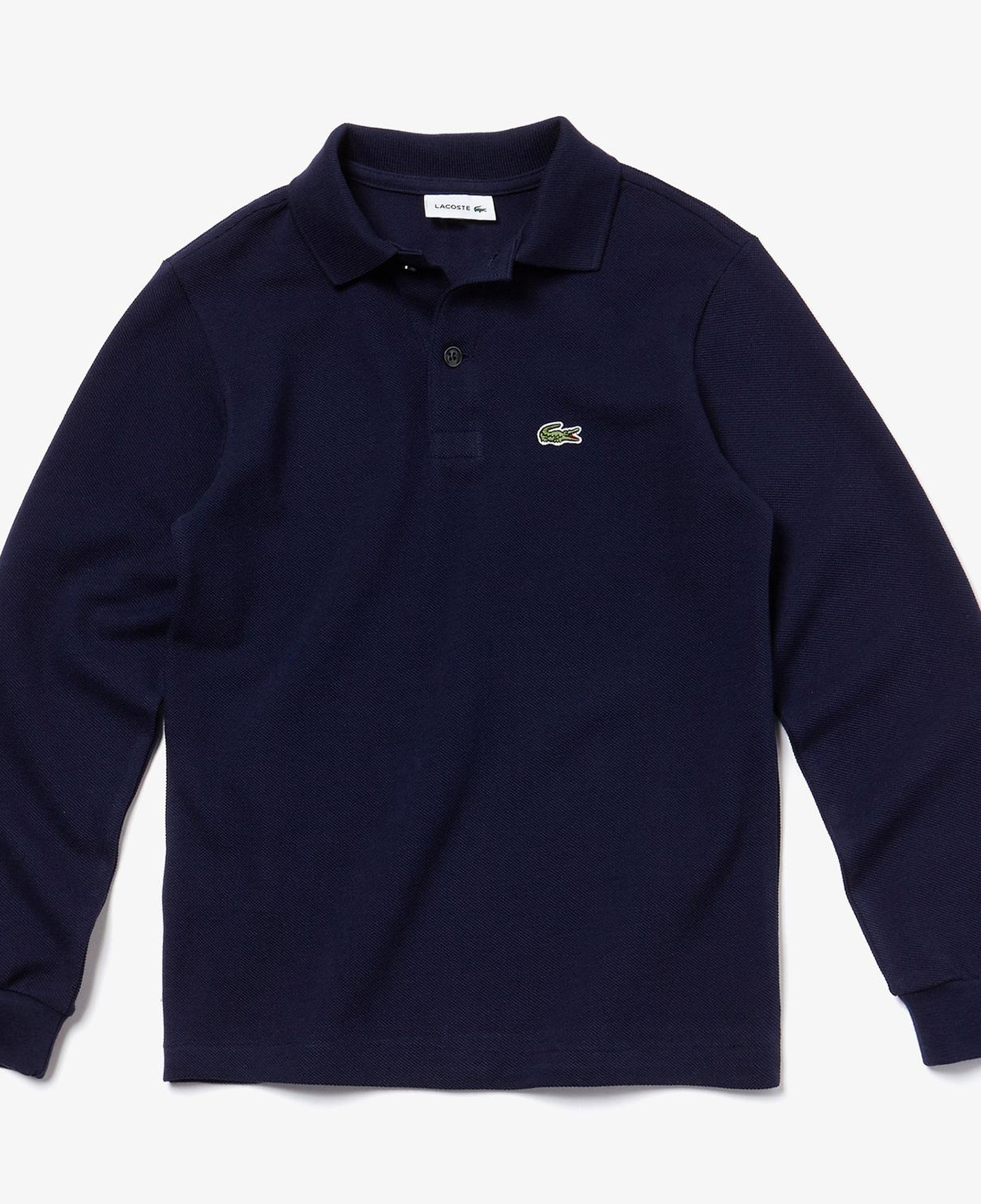 Erkek Çocuk Regular Fit Uzun Kollu Lacivert Polo