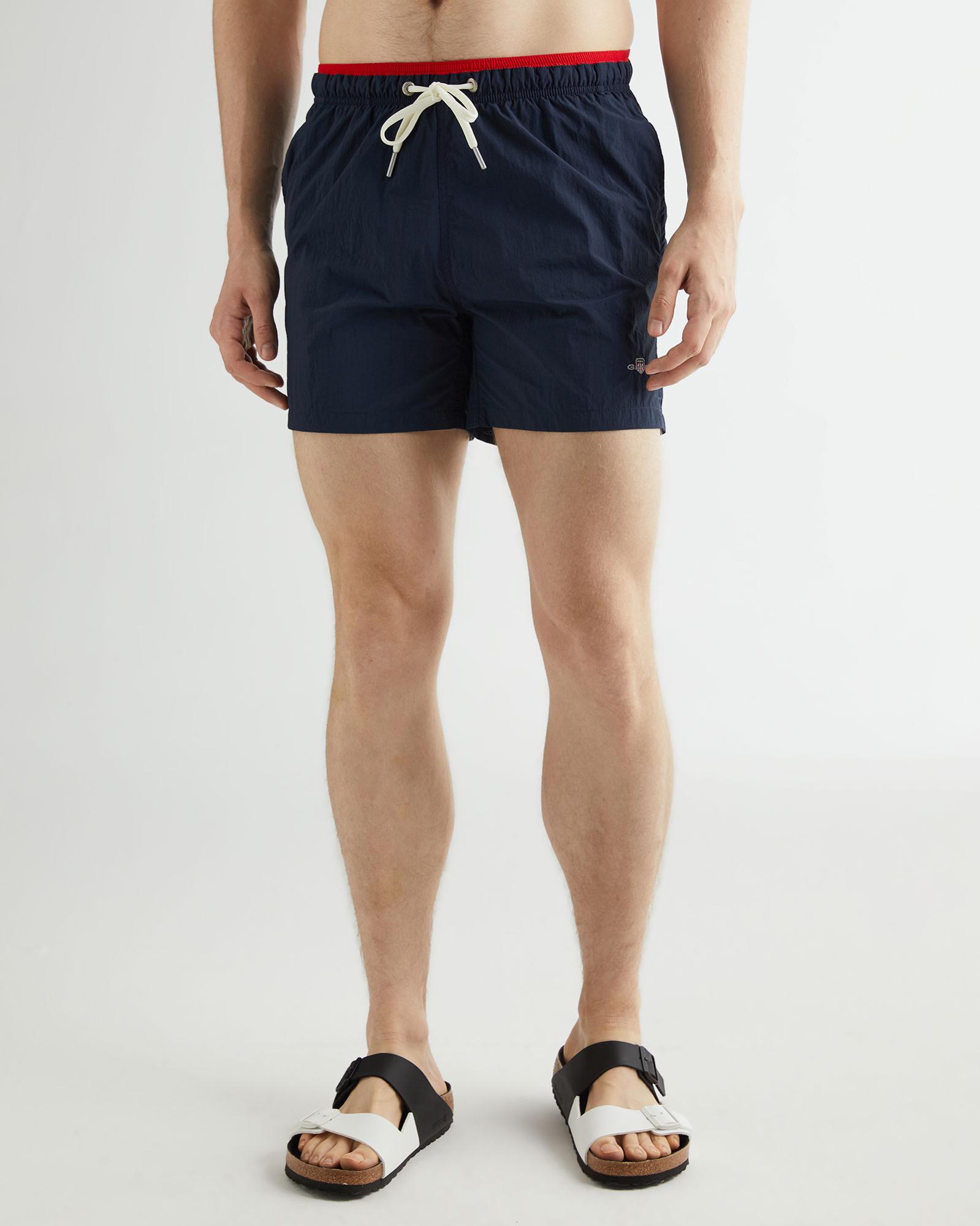 GANT Erkek Lacivert Regular Fit Mayo Şort