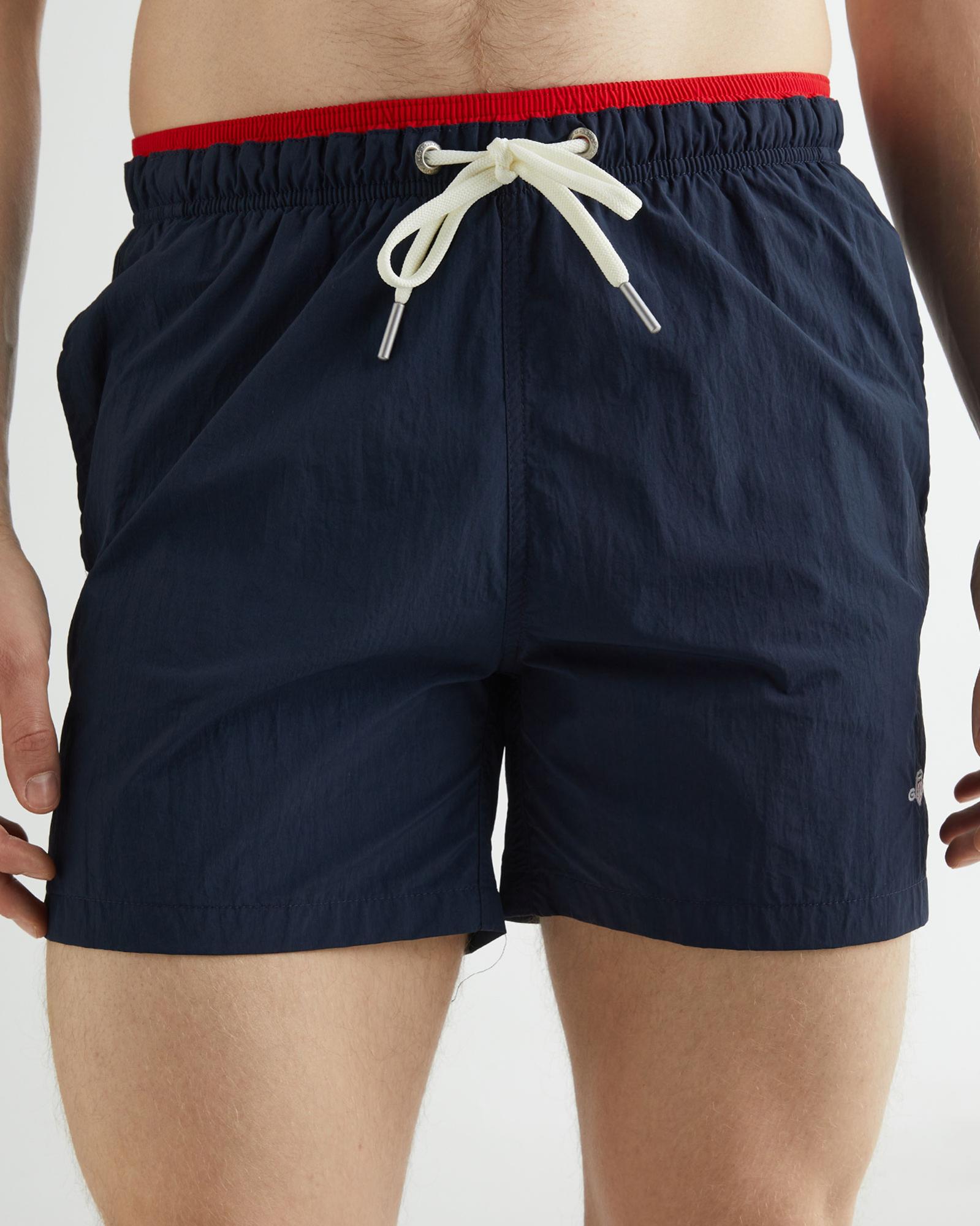 GANT Erkek Lacivert Regular Fit Mayo Şort