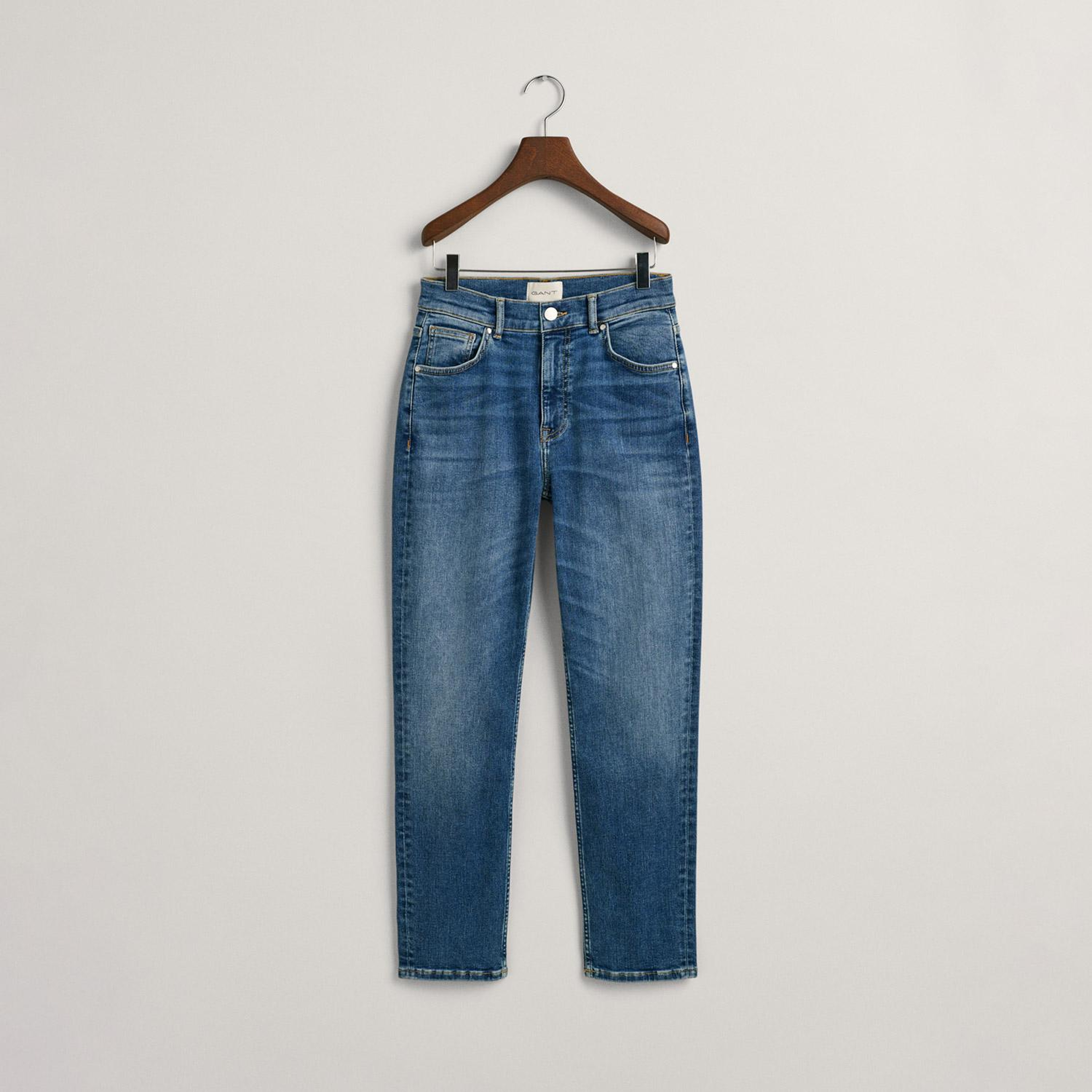 GANT Kadın Mavi Slim Fit Jean Pantolon