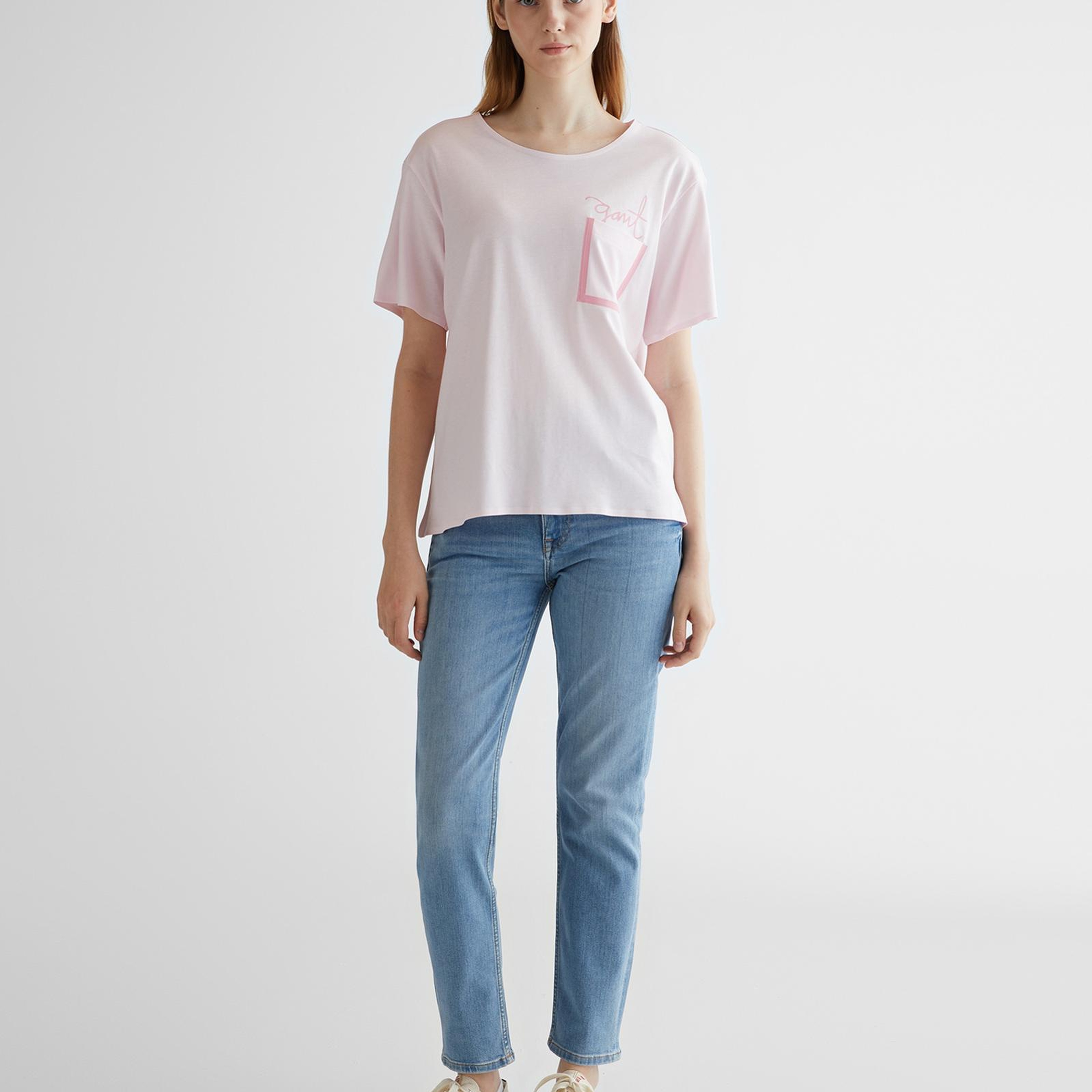 GANT Kadın Mavi Slim Fit Jean Pantolon