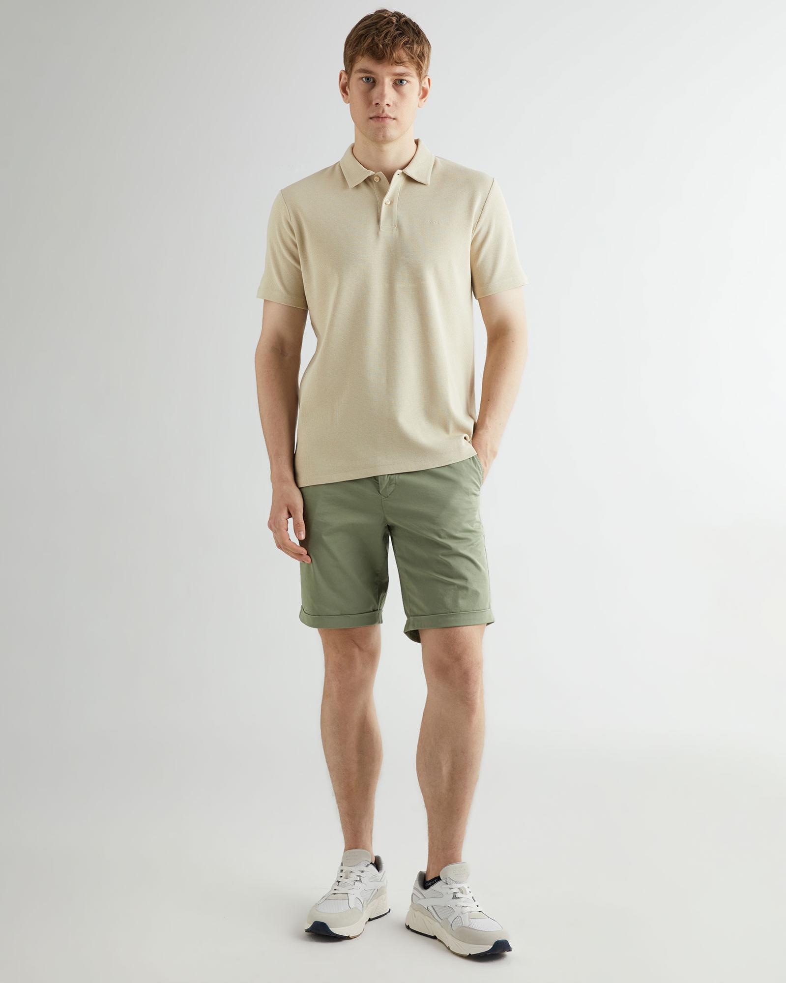 GANT Erkek Yeşil Regular Fit Şort