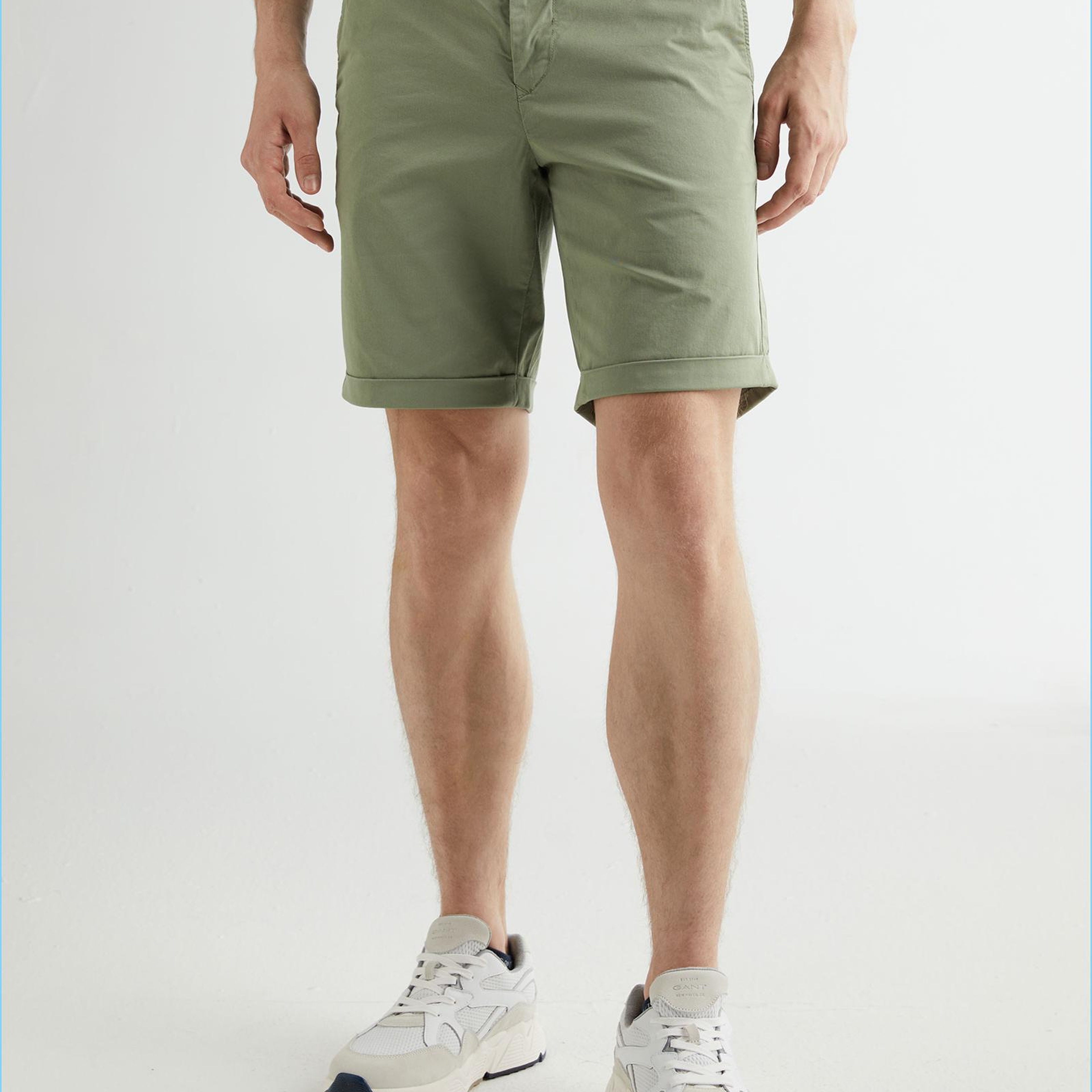 GANT Erkek Yeşil Regular Fit Şort