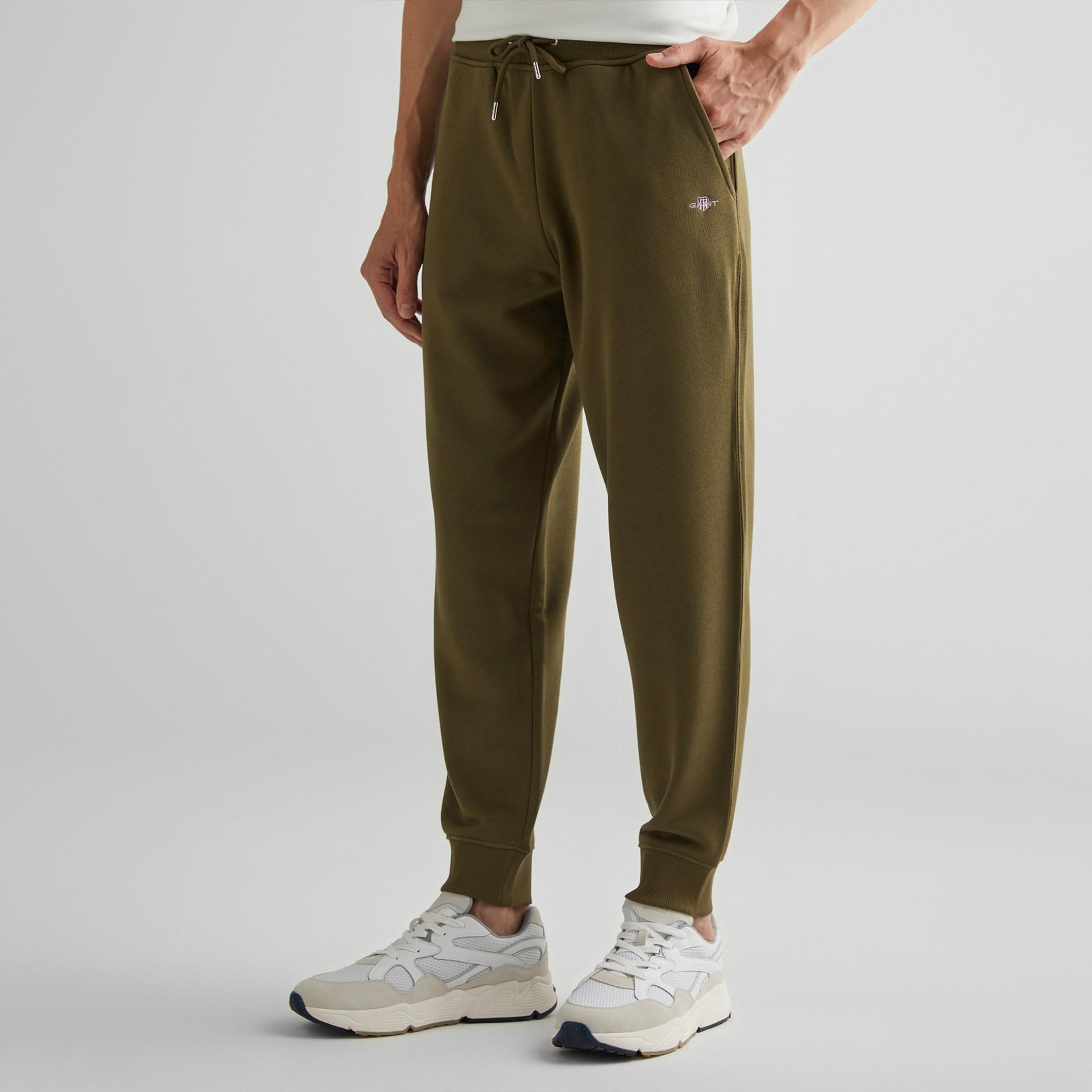 GANT Erkek Yeşil Regular Fit Eşofman Altı