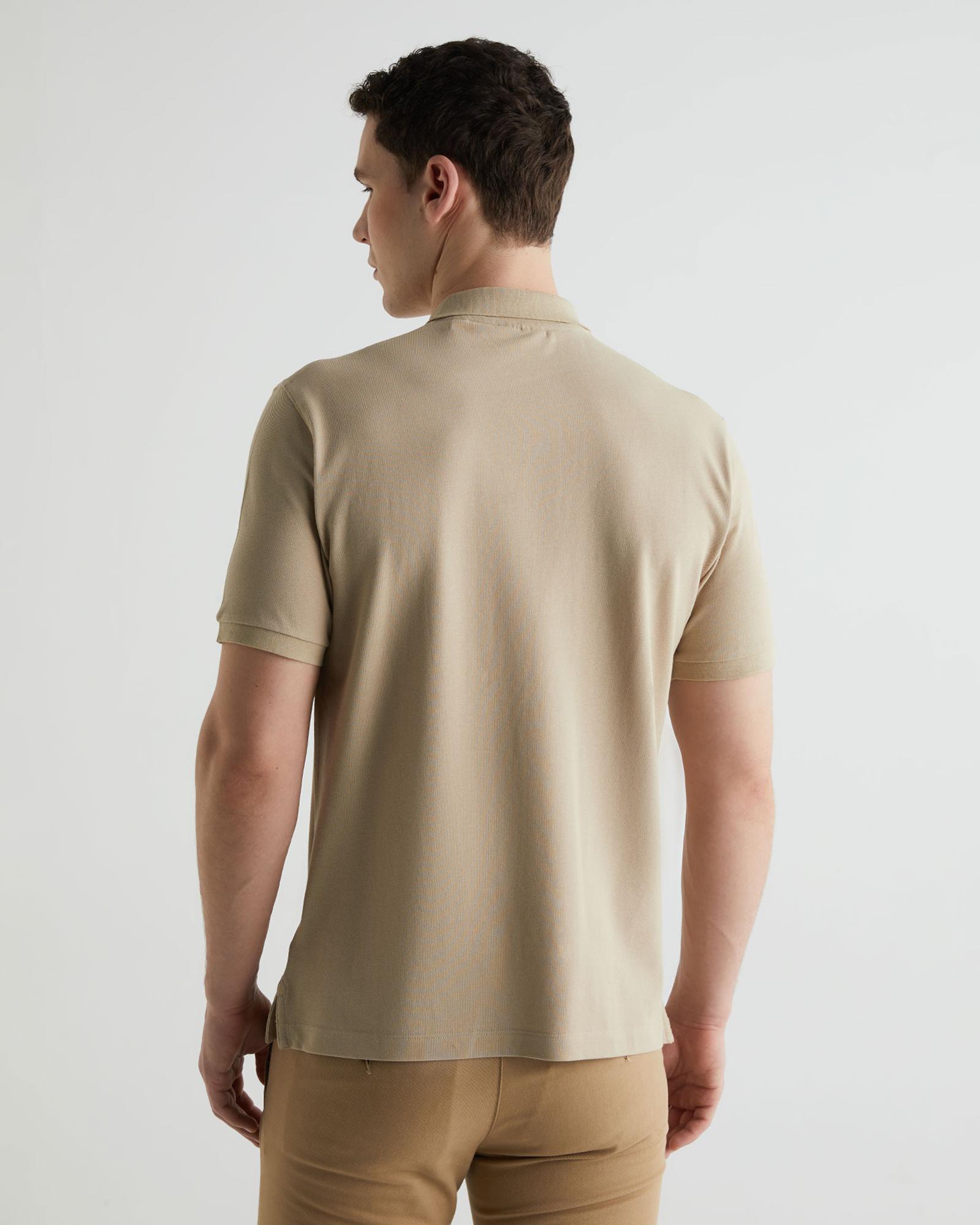 GANT Erkek Bej Regular Fit Logolu Polo