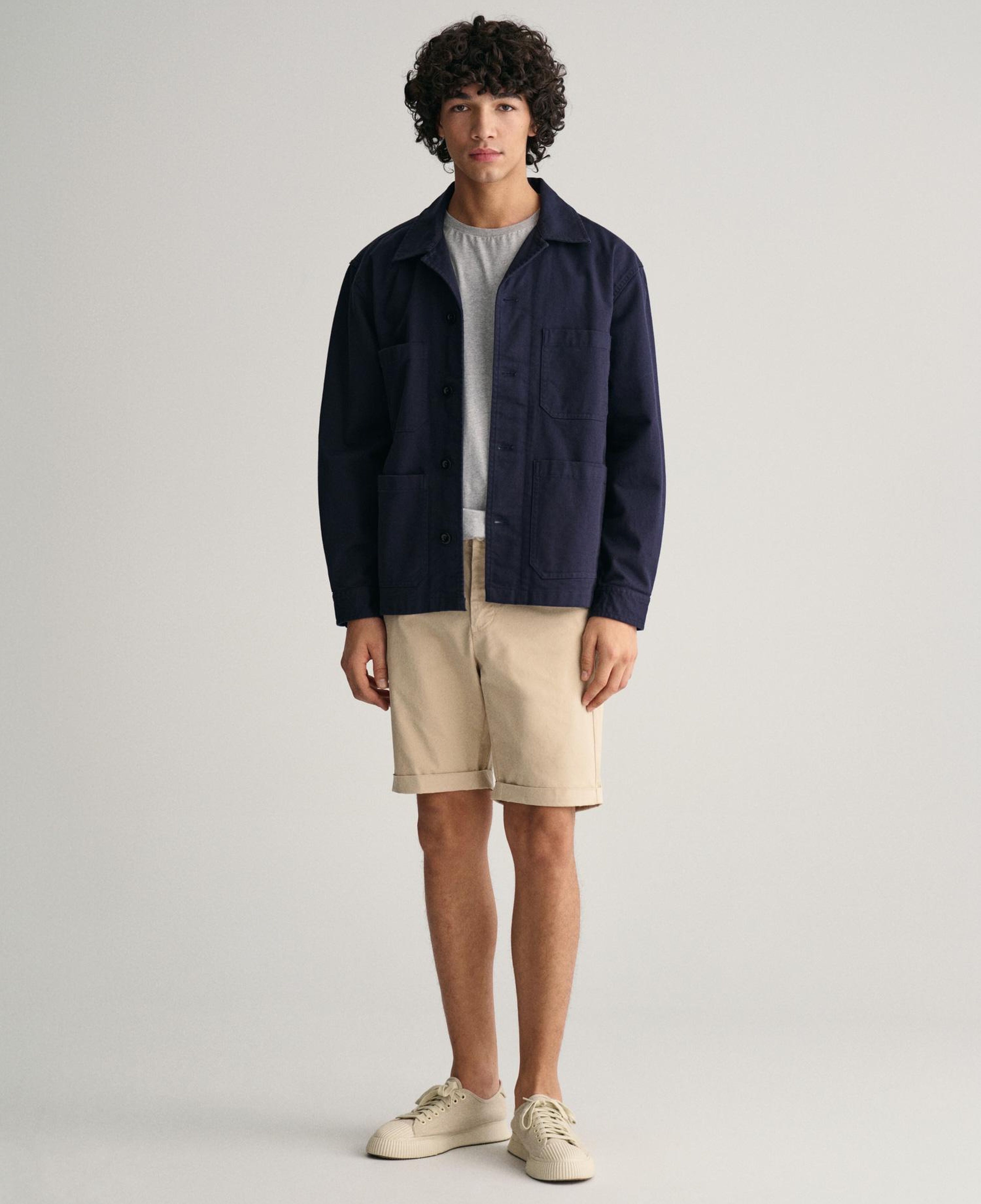 GANT Erkek Krem Regular Fit Şort