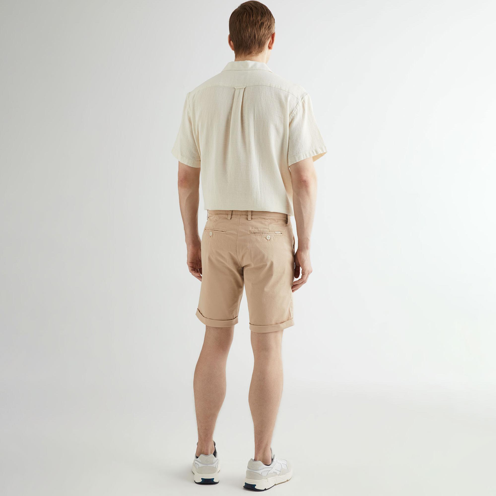 GANT Erkek Bej Regular Fit Şort