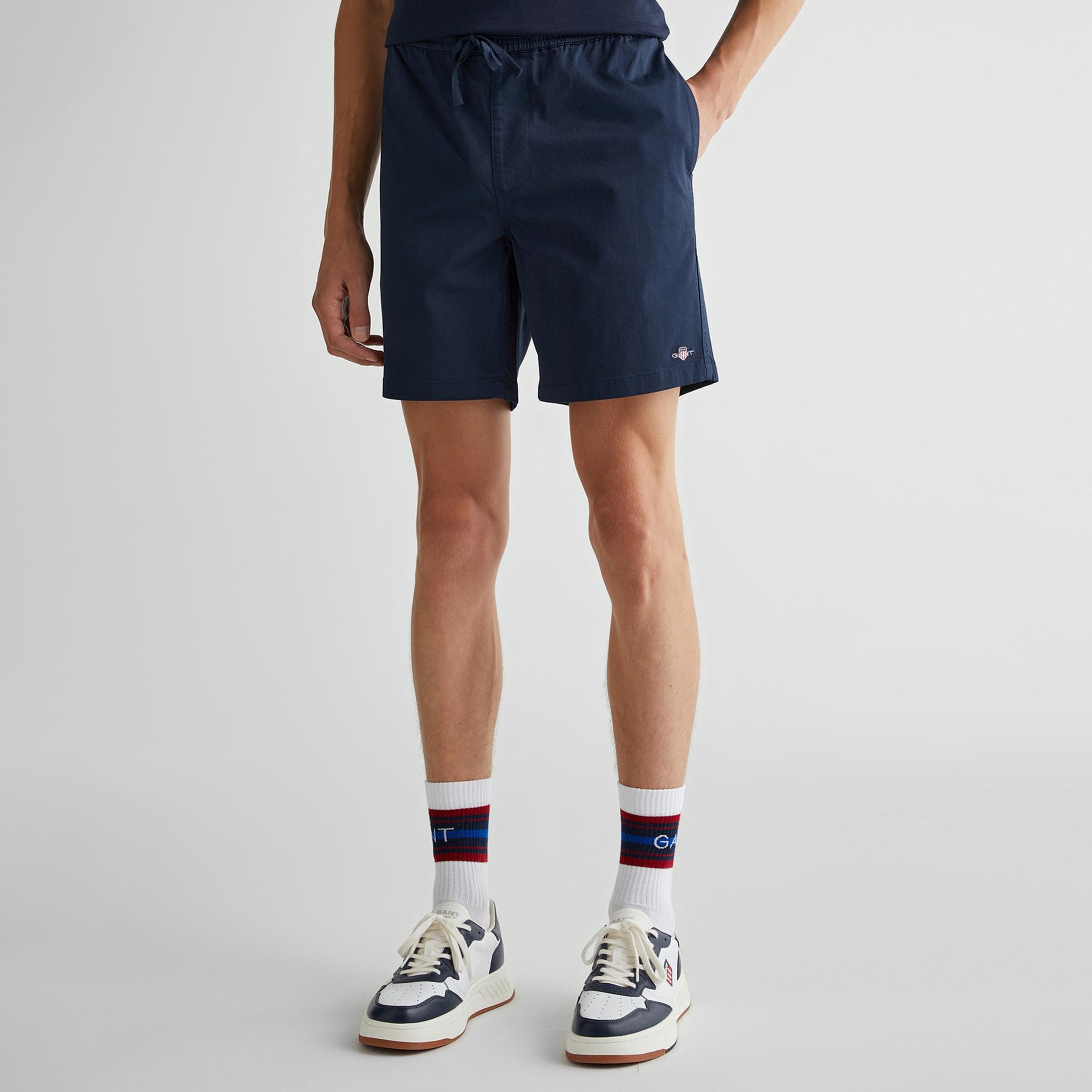 GANT Erkek Lacivert Regular Fit Şort