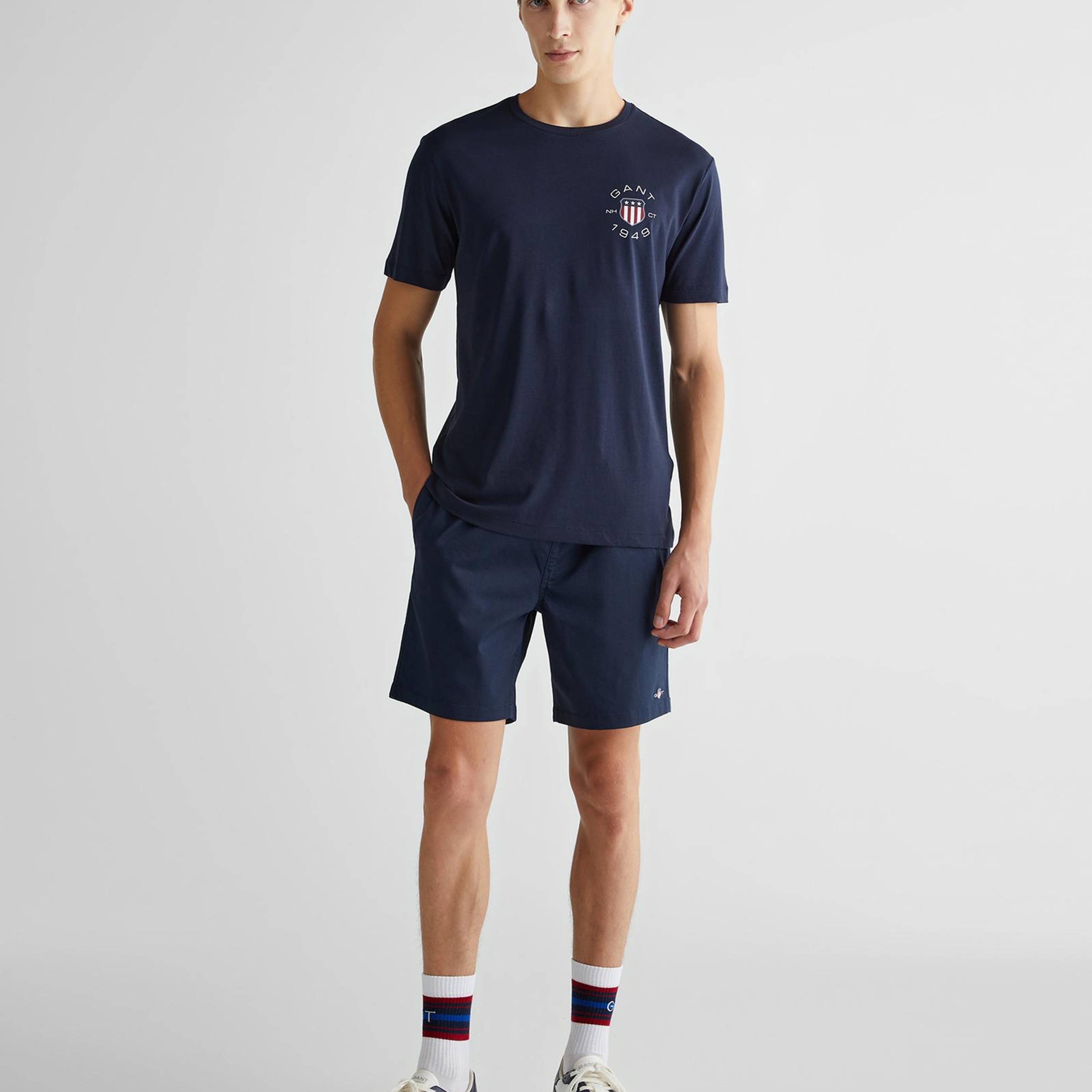 GANT Erkek Lacivert Regular Fit Şort