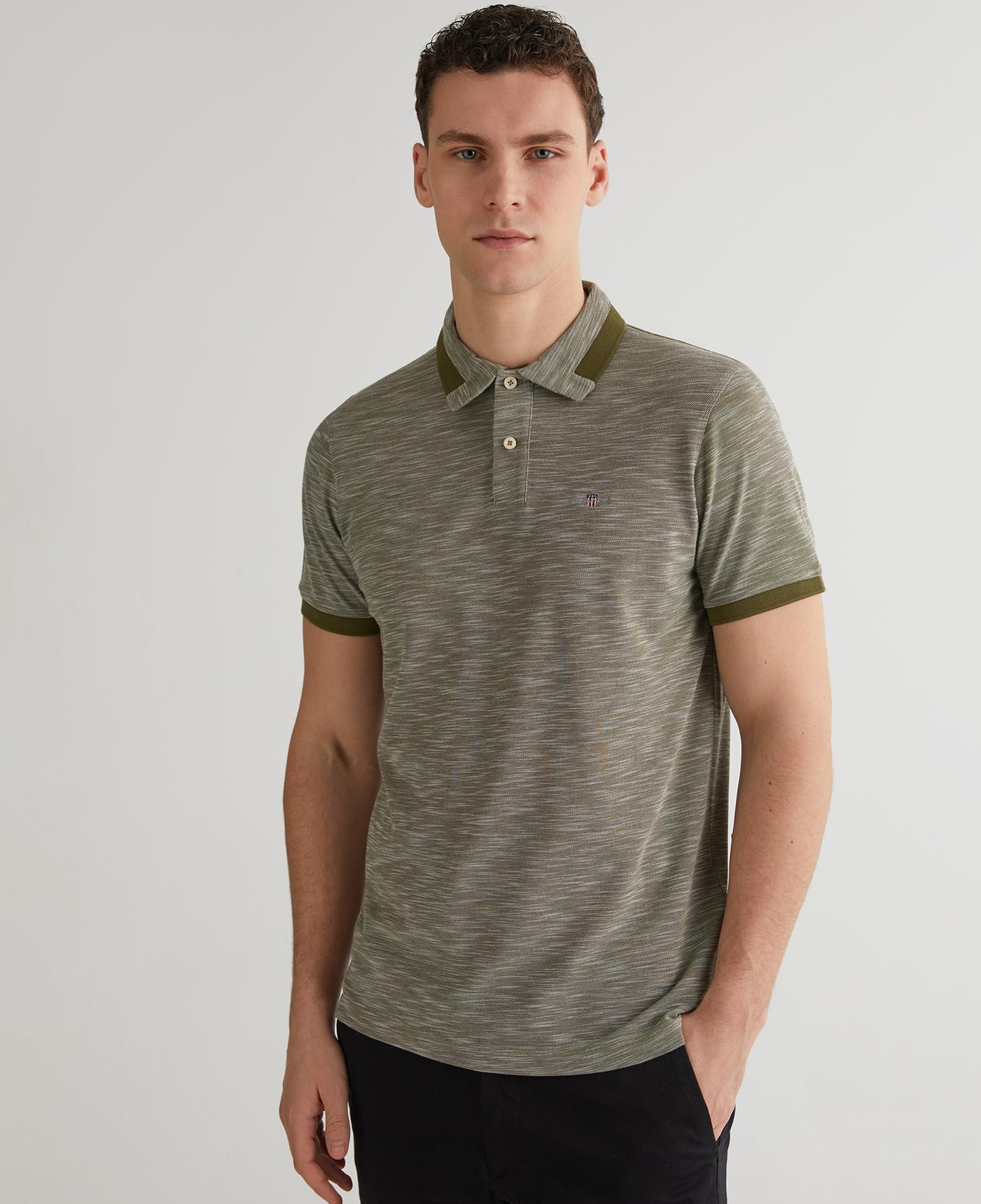 GANT Erkek Yeşil Regular Fit Polo
